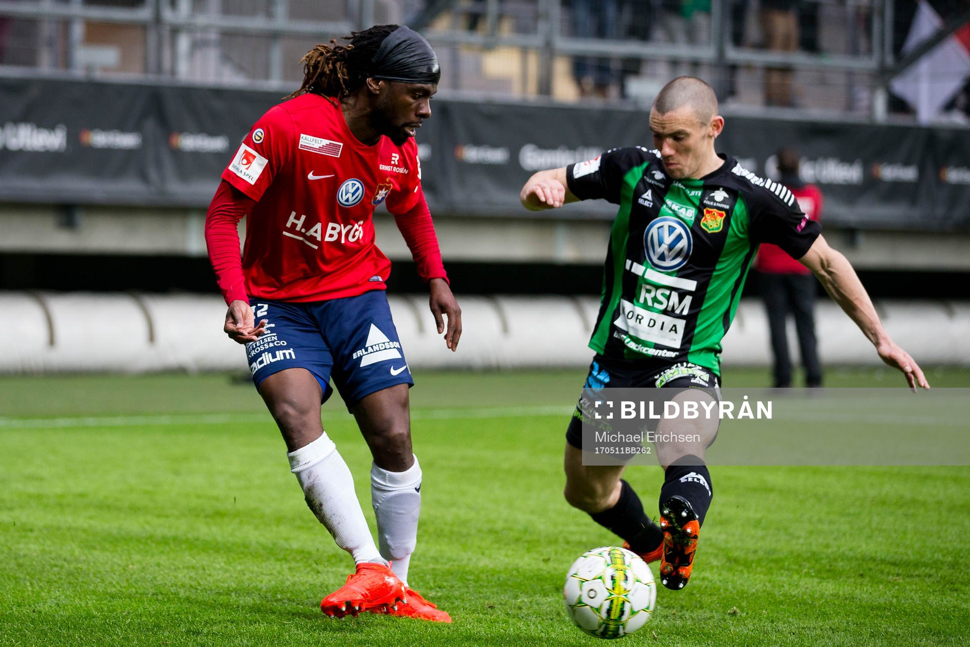 Örgrytes Martin Kayongo-Mutumba mot GAIS James Sinclair