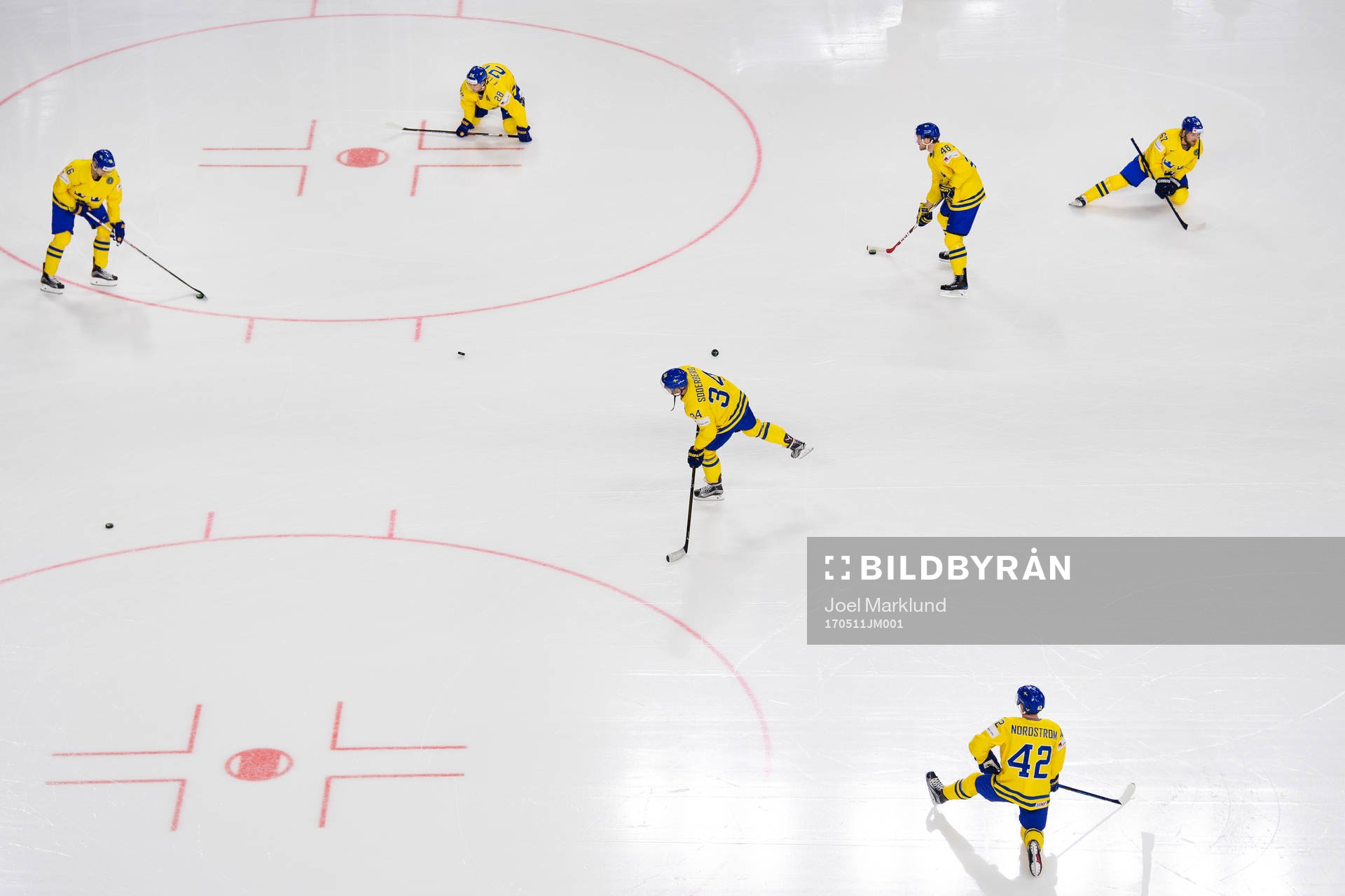 Sveriges Marcus Krüger, Elias Lindholm, Carl Söderberg,