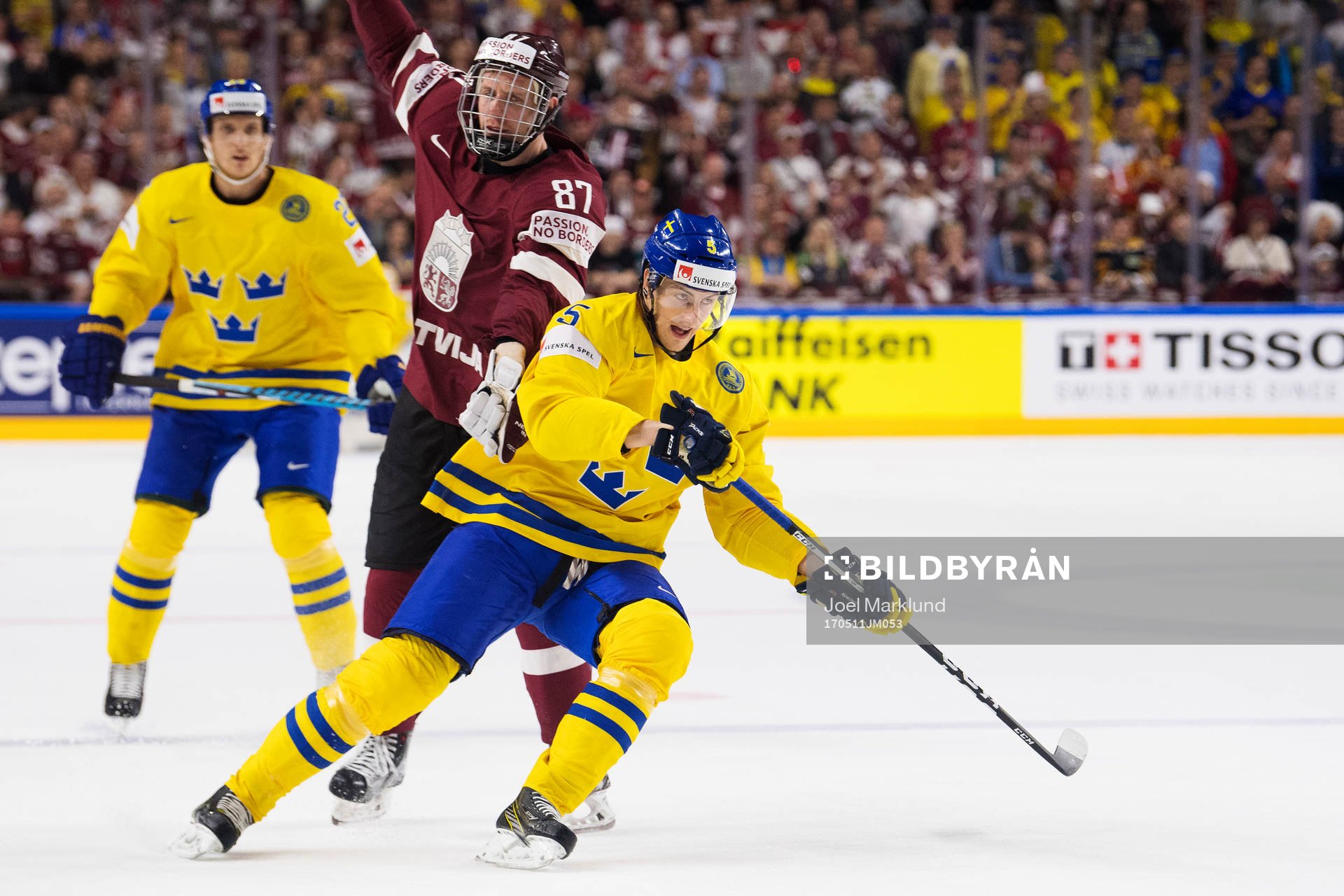 Lettlands Gints Meija och Sveriges Philip Holm