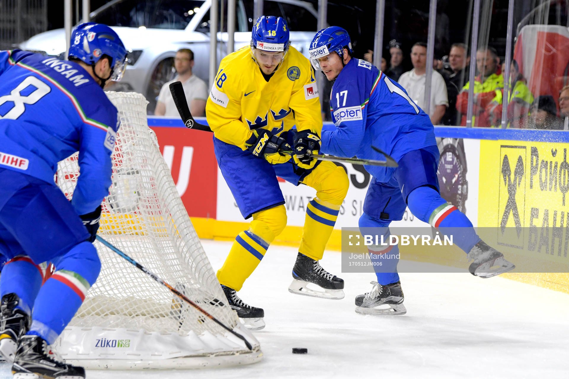 Sveriges Dennis Everberg och Italiens Alexander Egger