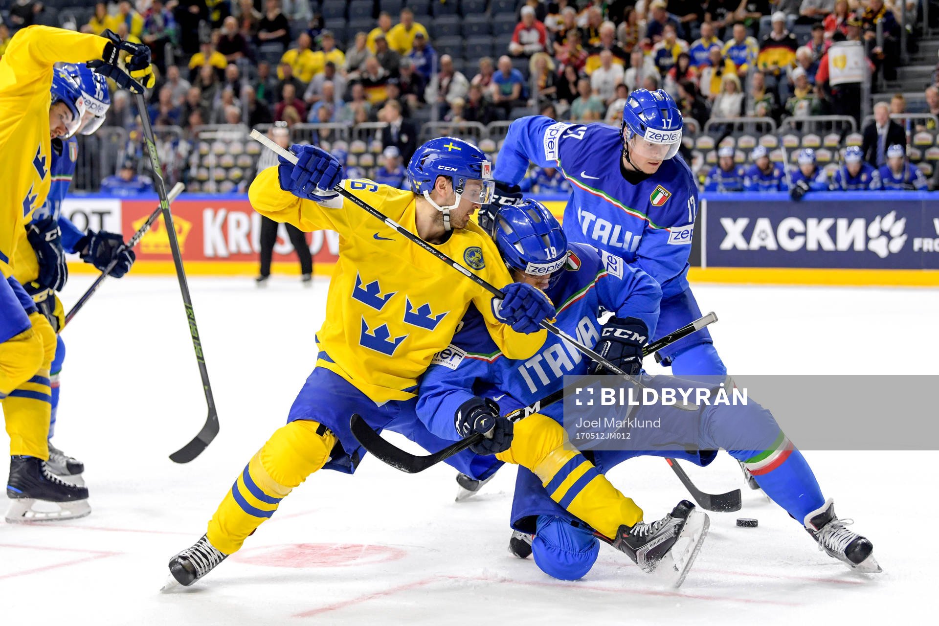 Sveriges Marcus Krüger och Italiens Raphael Andergassen