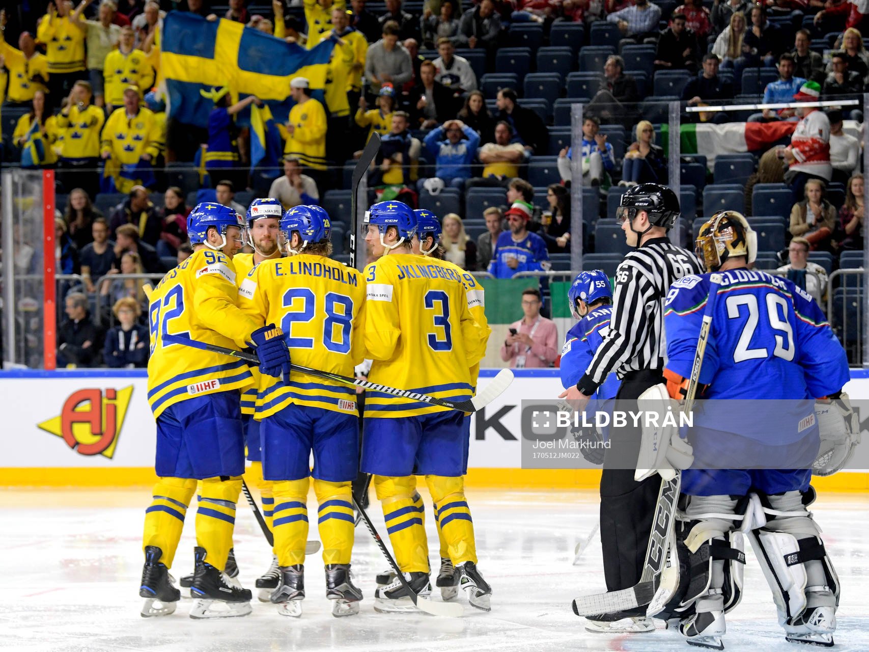 Sveriges Gabriel Landeskog, Alexander Edler, Elias