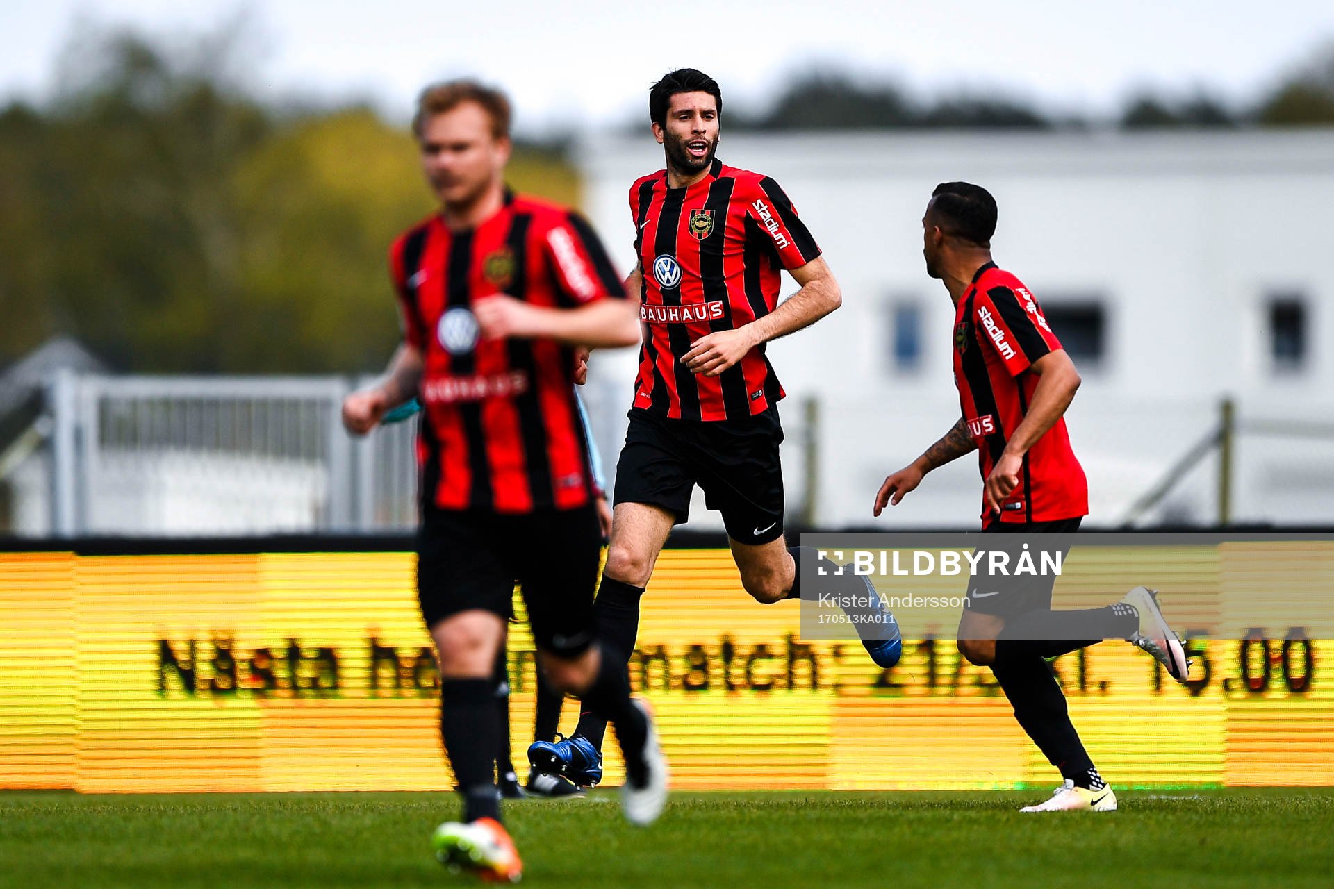 Brommapojkarnas Luca Gerbino Polo jublar