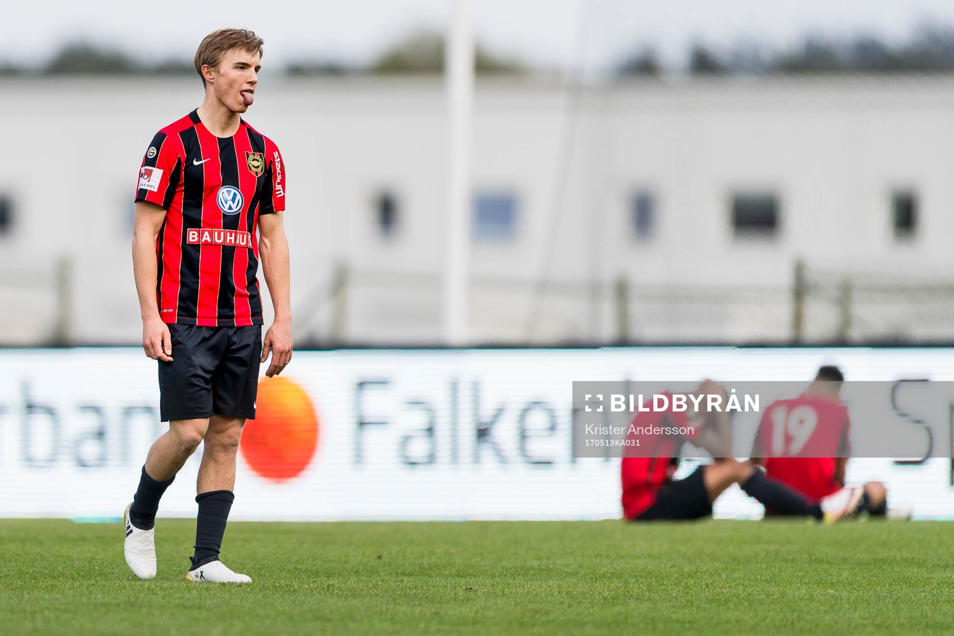Brommapojkarnas Jakob Ortmark deppar