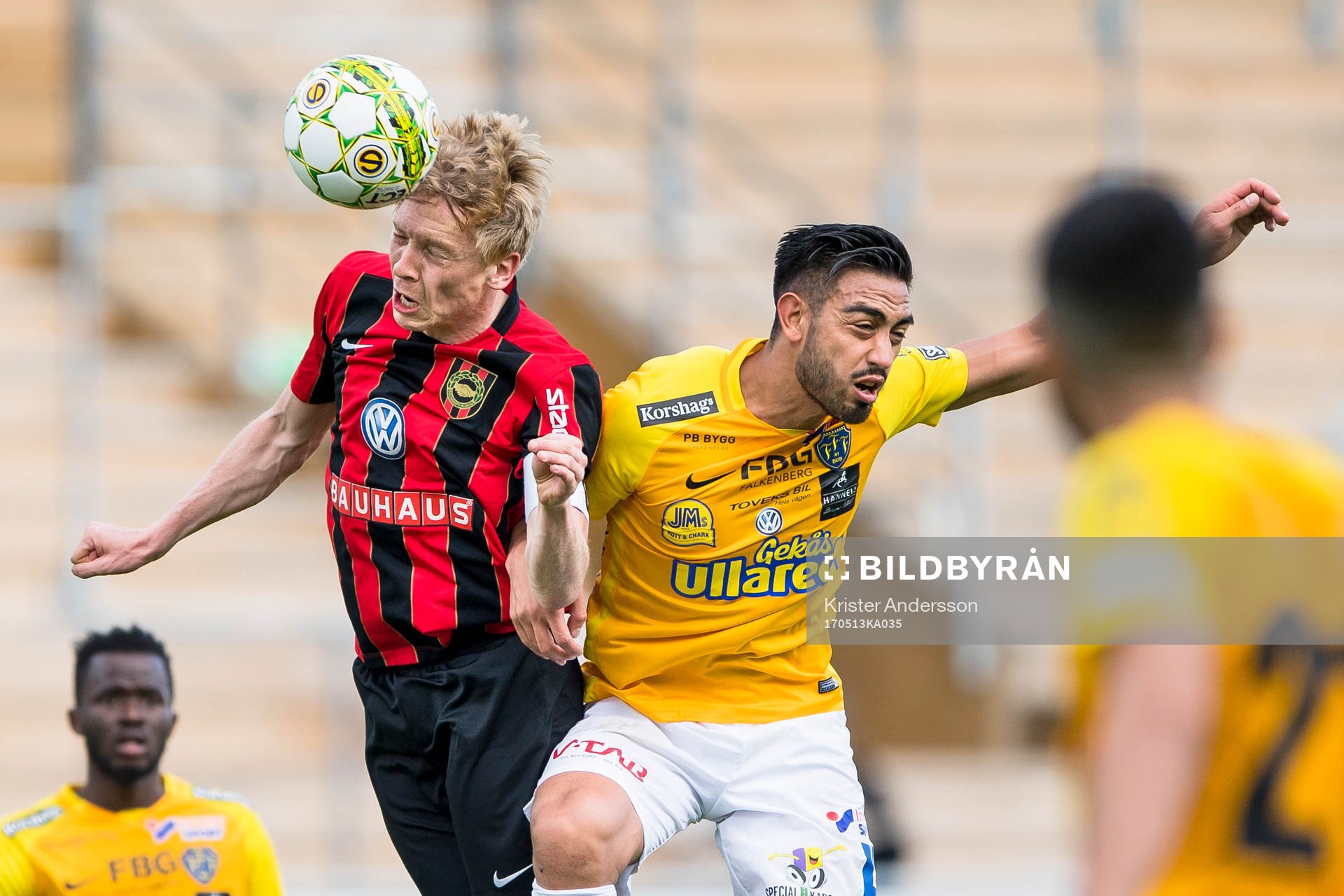 Brommapojkarnas Gustav Sandberg Magnusson och Falkenbergs