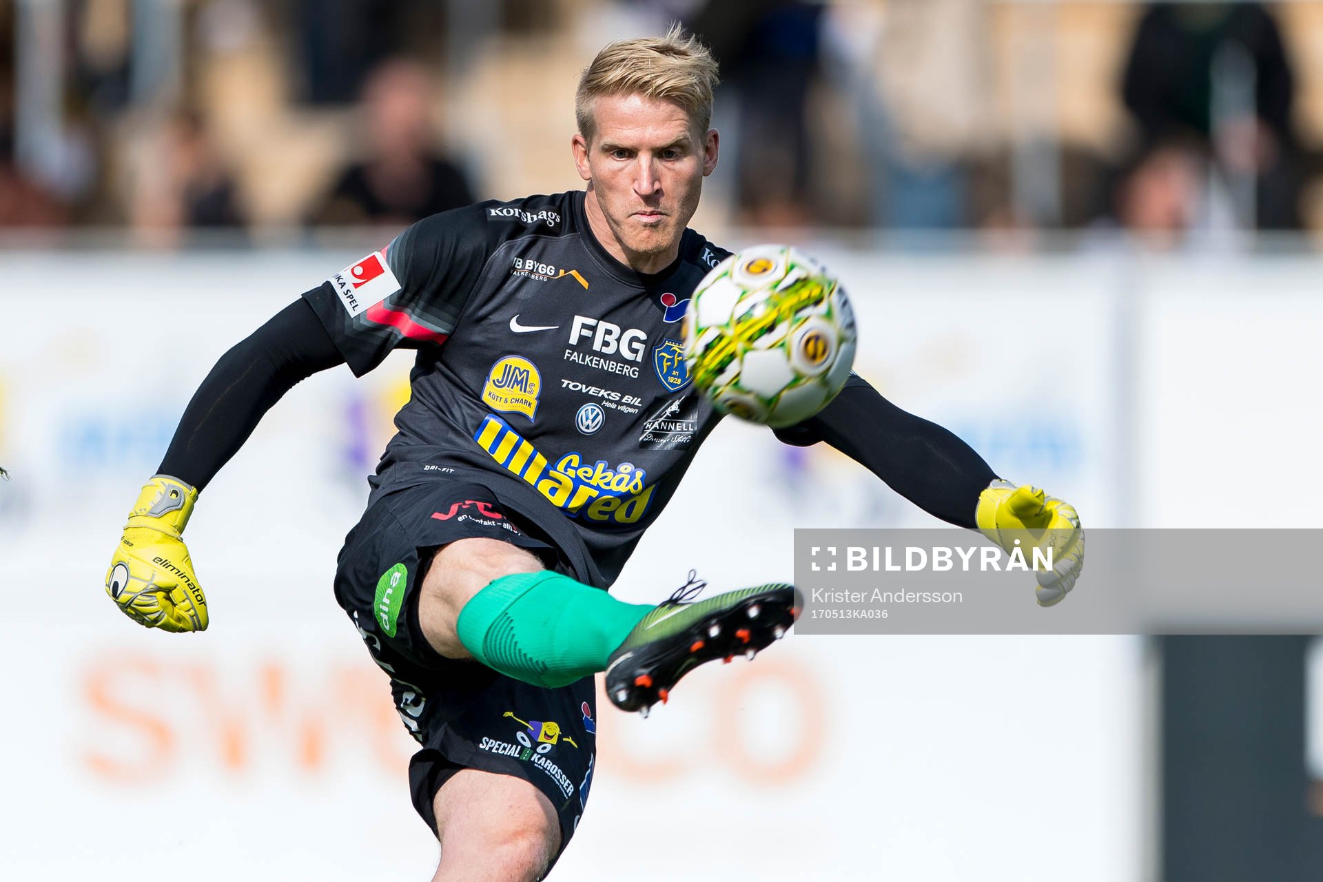 Falkenbergs målvakt Hampus Nilsson