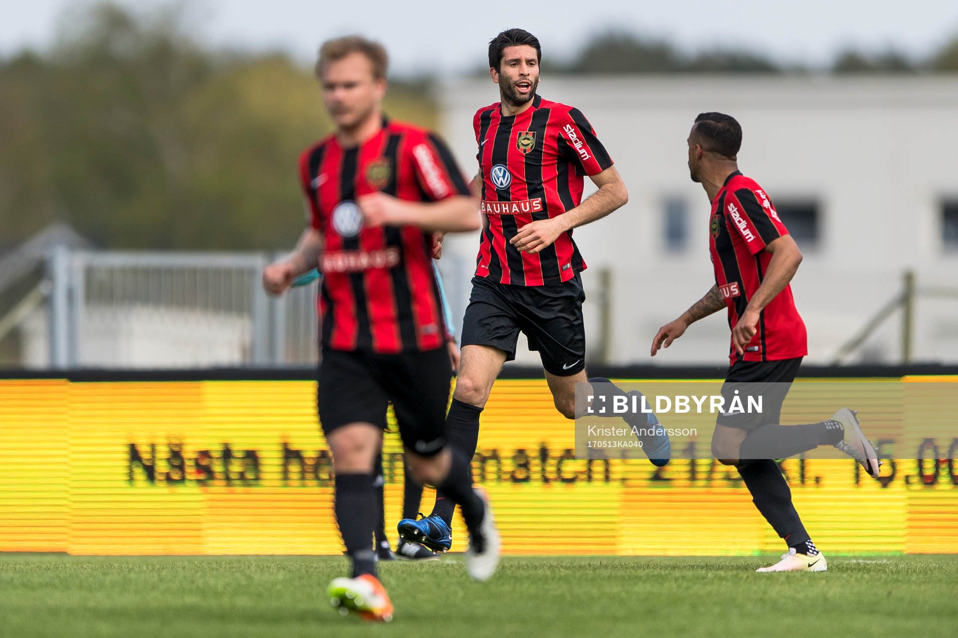 Brommapojkarnas Luca Gerbino Polo jublar