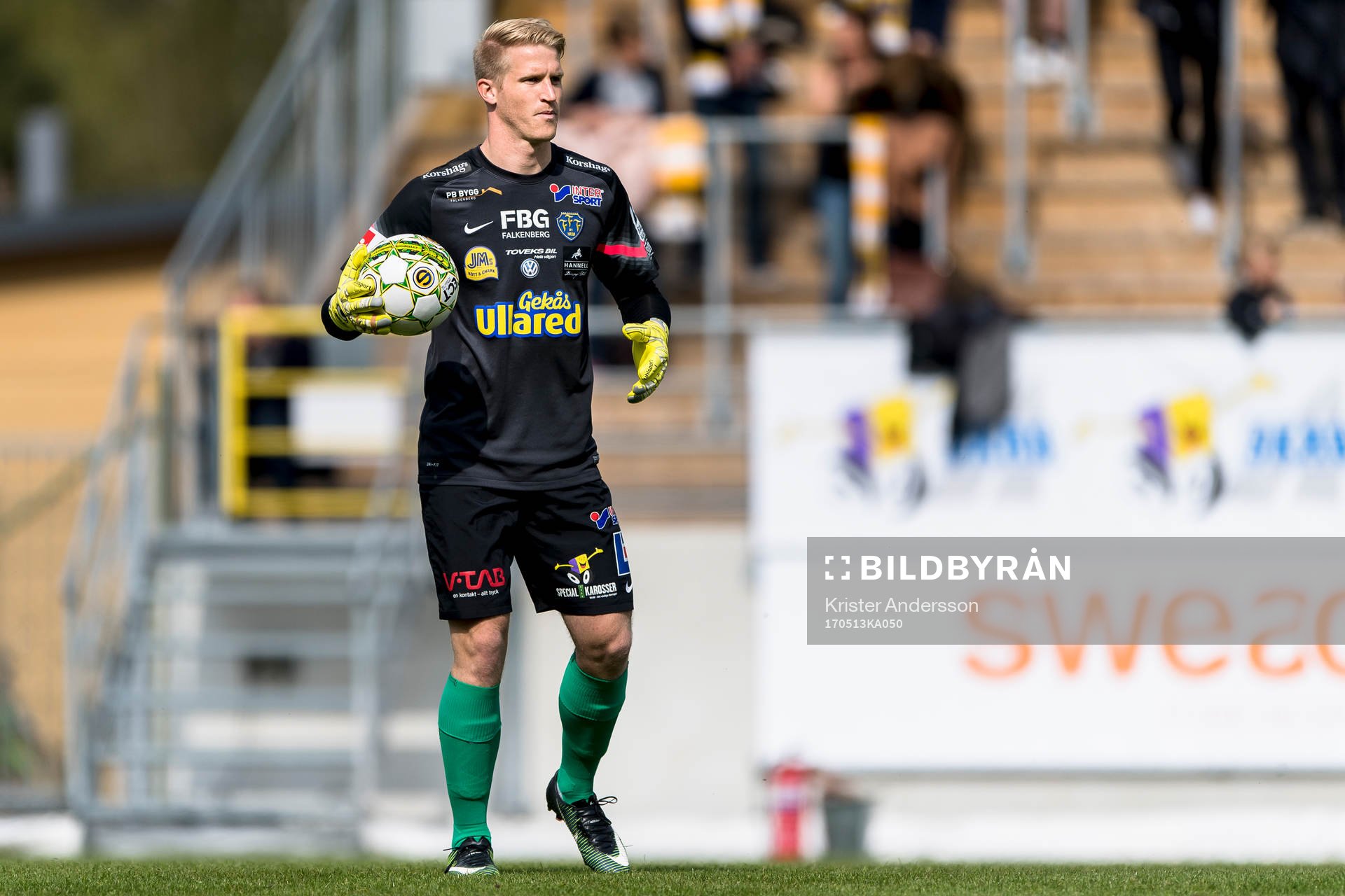 Falkenbergs målvakt Hampus Nilsson