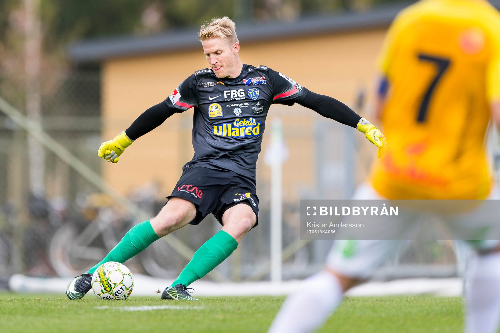 Falkenbergs målvakt Hampus Nilsson