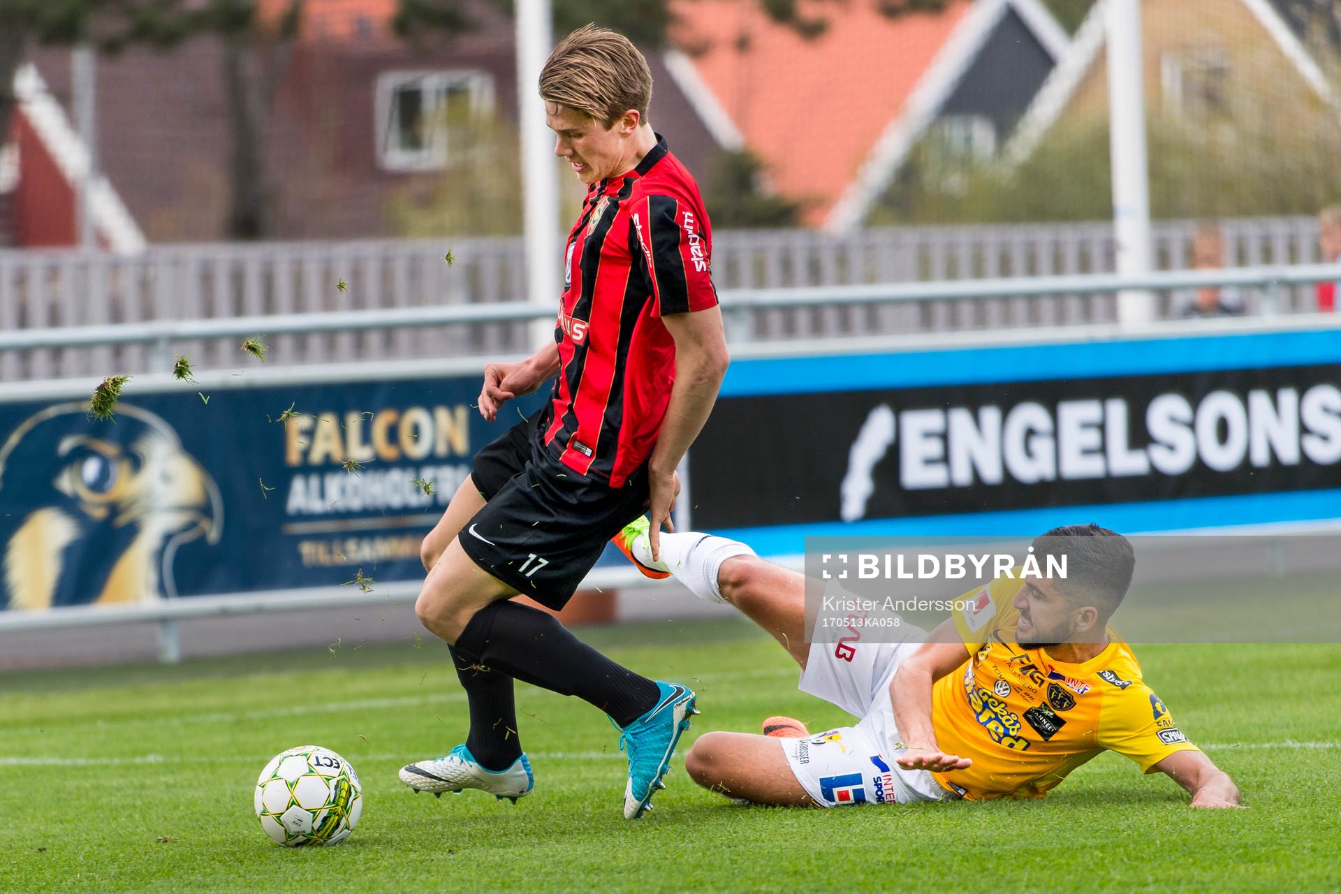 Brommapojkarnas Viktor Gyökeres och Falkenbergs Mahmut