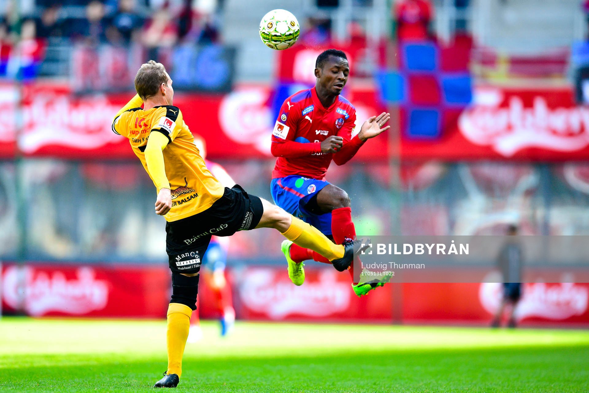 Frejs Richard Spong och Helsingborgs Monday Samuel