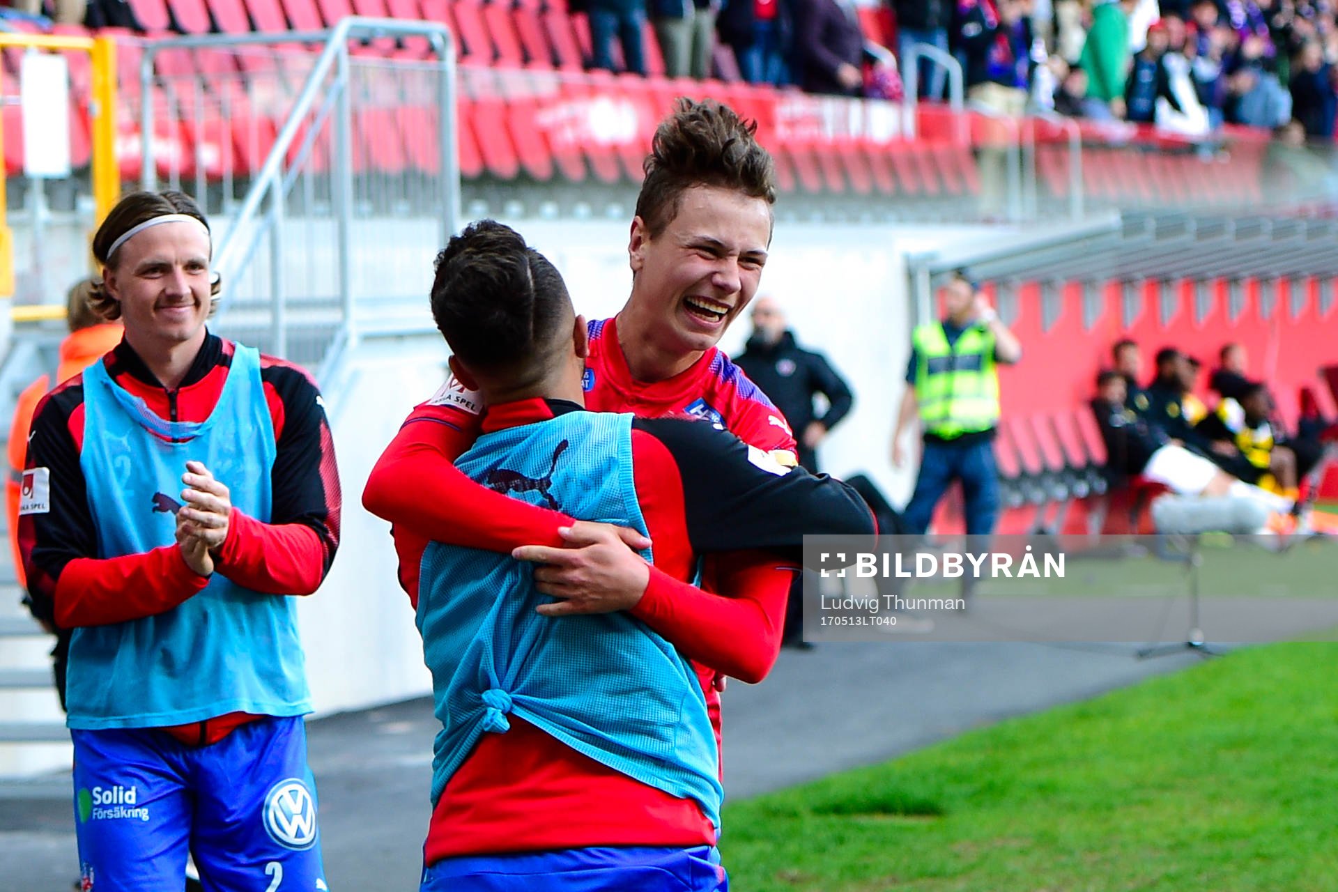 Helsingborgs Alex Timossi Andersson jublar