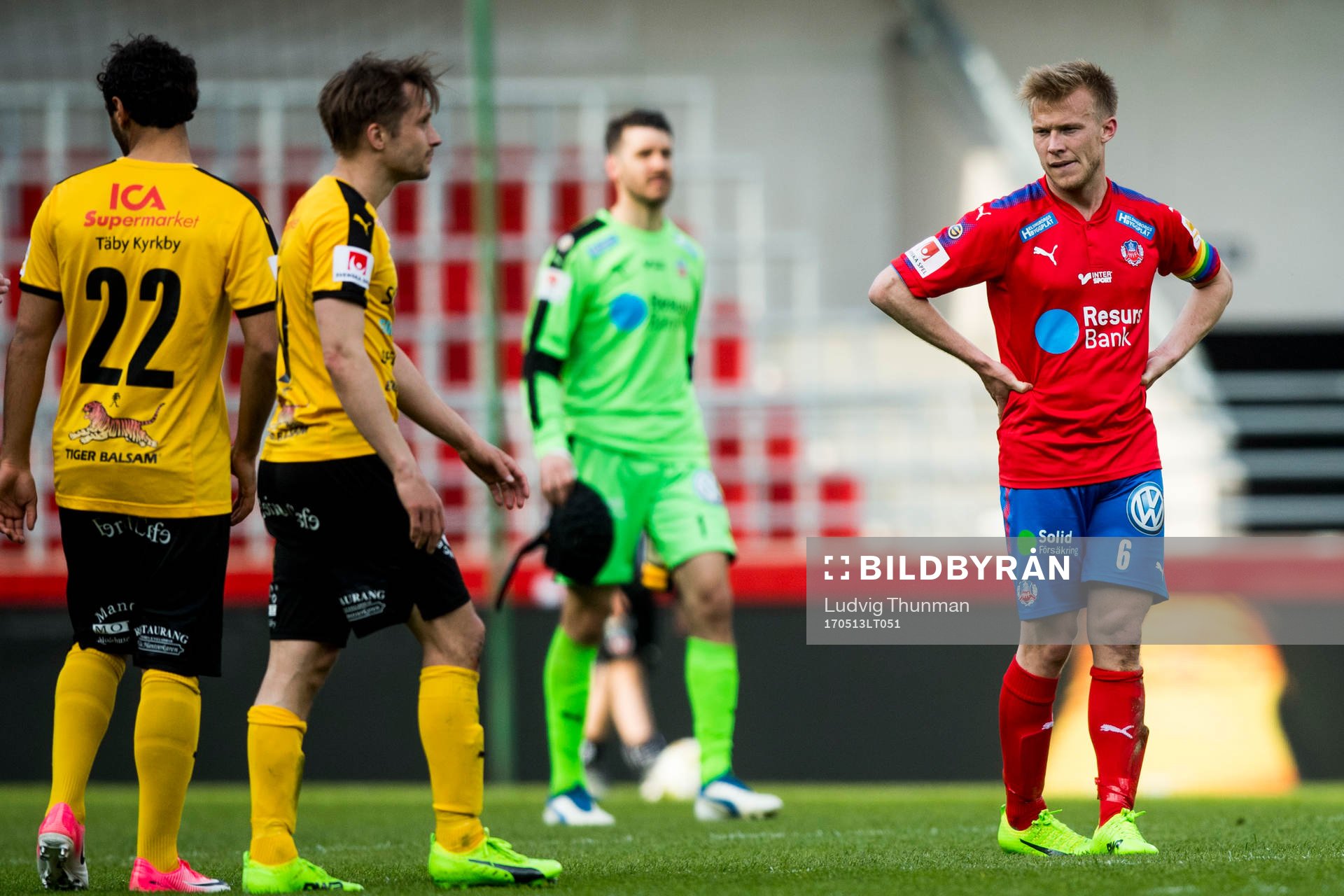 Helsingborgs Andreas Landgren deppar