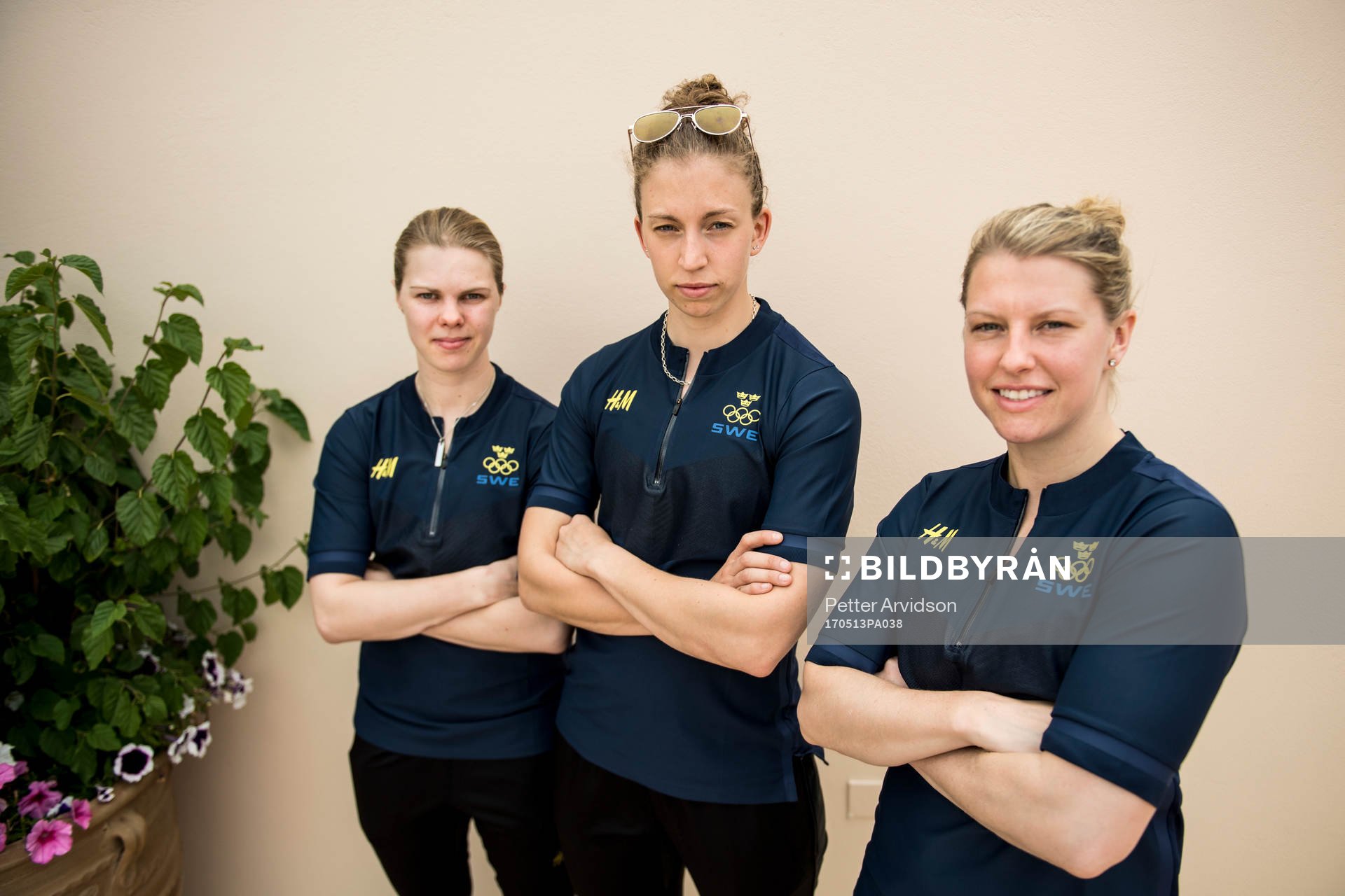 Anna Bergqvist, Emilia Ramboldt och Pernilla Winberg,