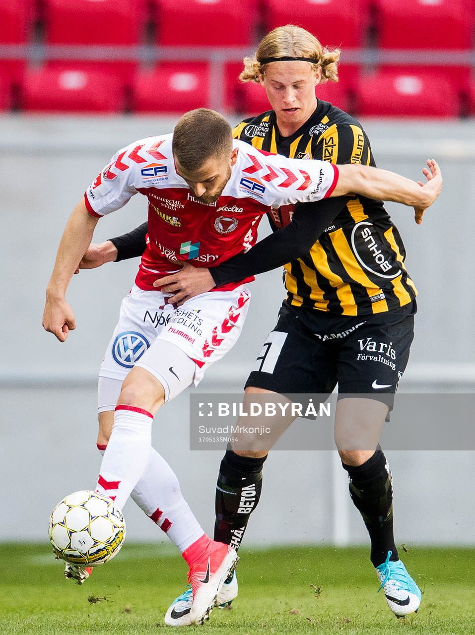 Kalmars Filip Sachpekidis och Häckens Gustav Berggren