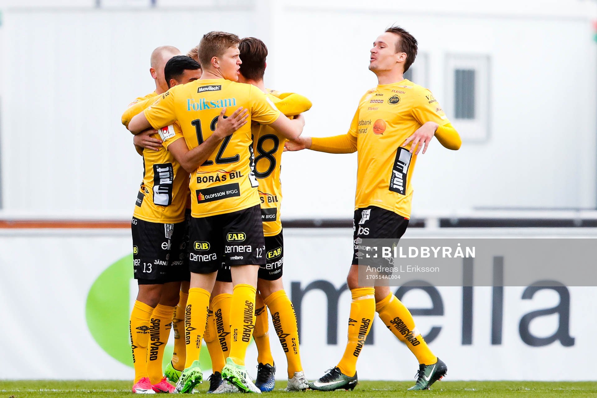 Elfsborgs spelare jublar
