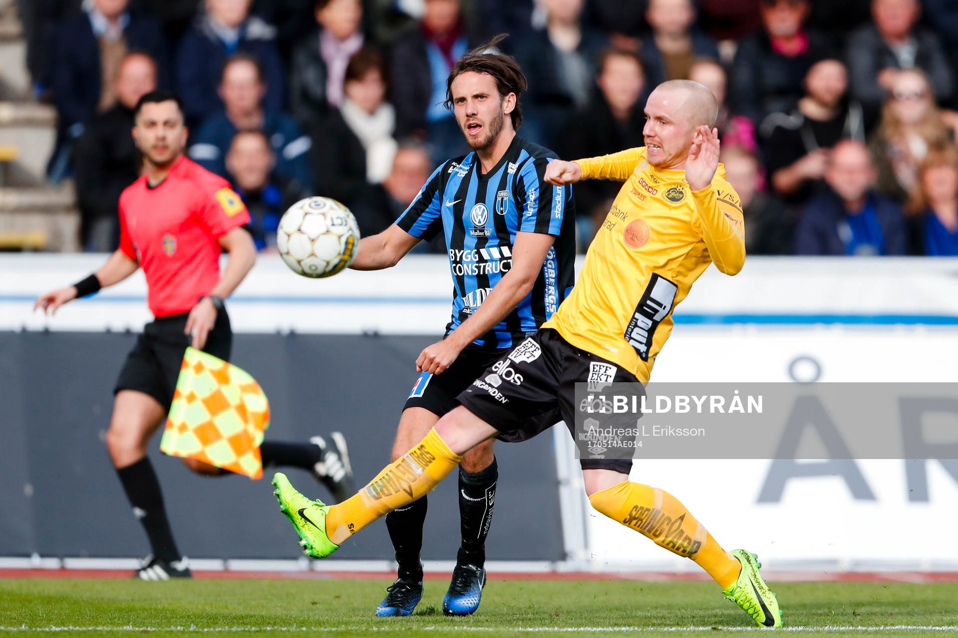 Sirius Johan Eiswohld och Elfsborgs Simon Lundevall
