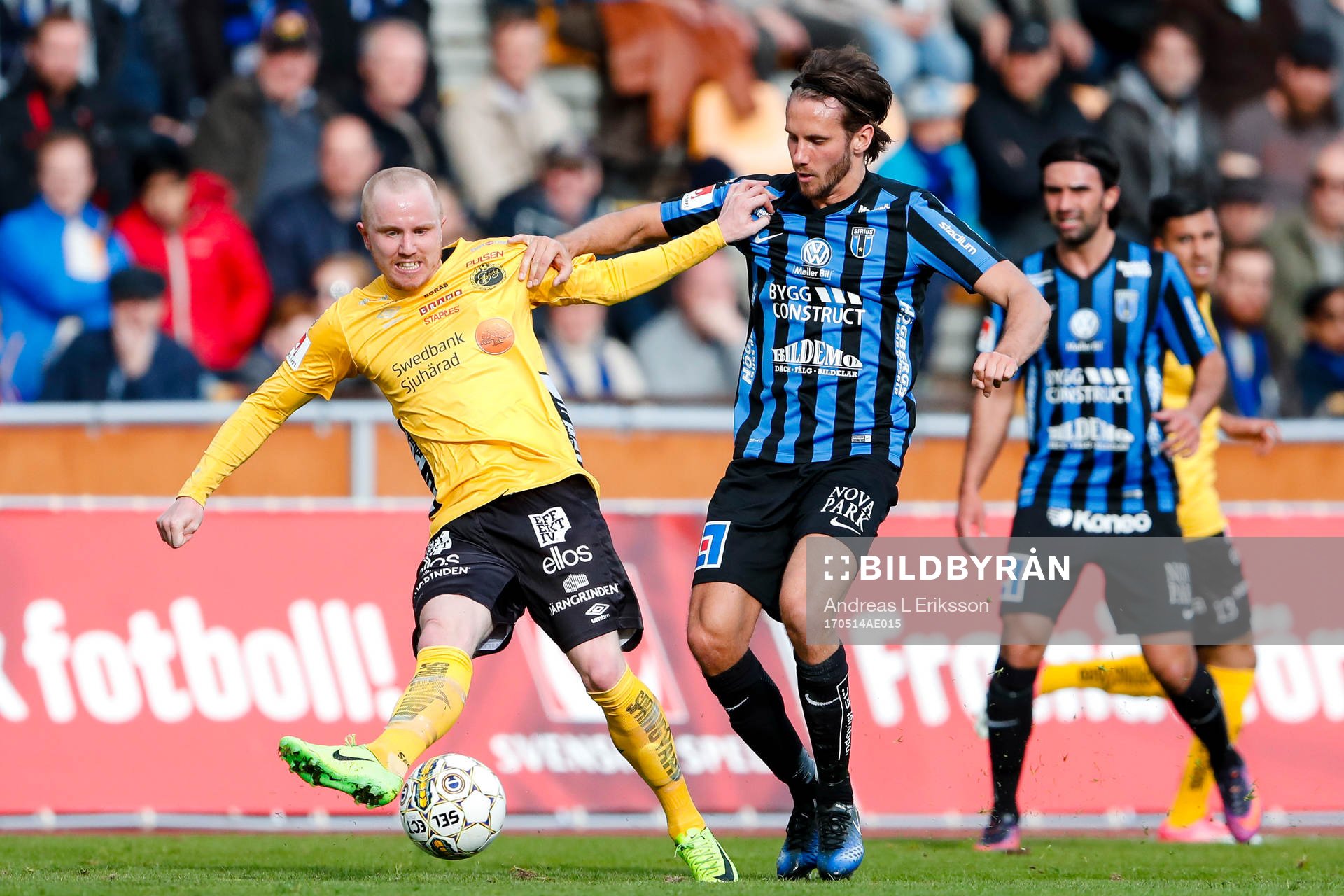 Elfsborgs Simon Lundevall och Sirius Johan Eiswohld