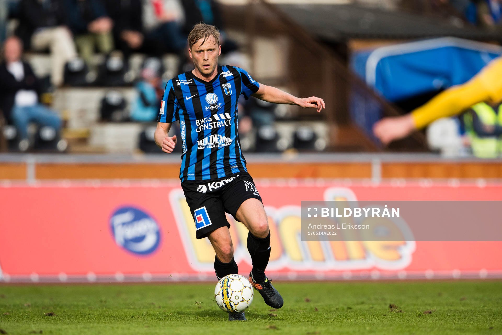 Sirius Christer Gustafsson med bollen