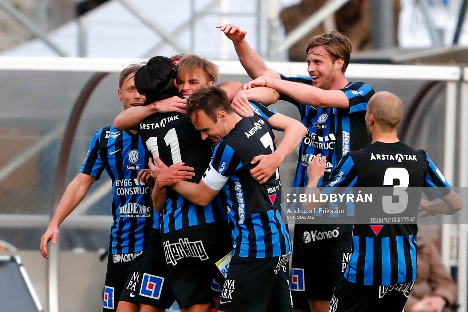 Sirius spelare jublar