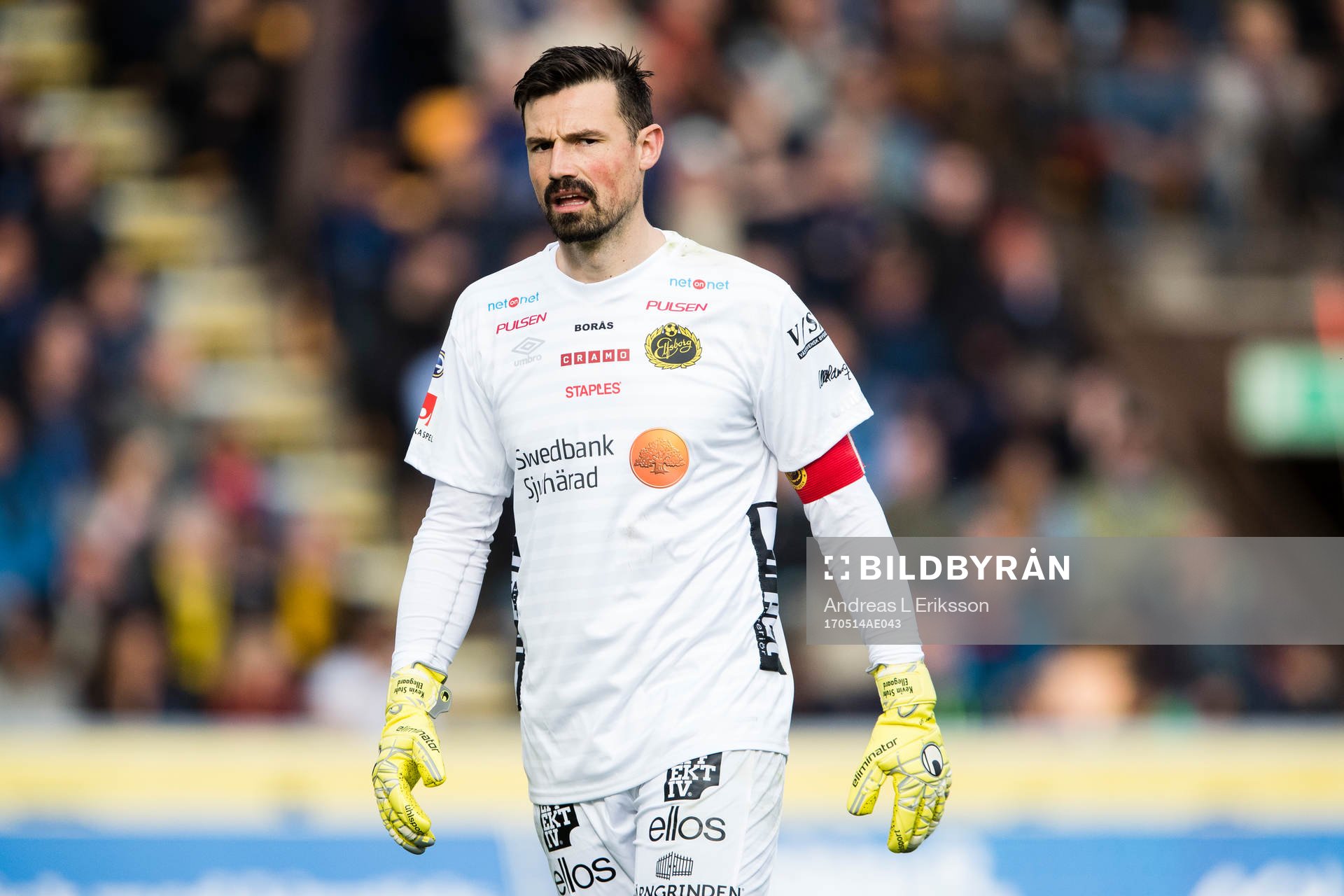 Elfsborgs målvakt Kevin Stuhr Ellegaard deppar