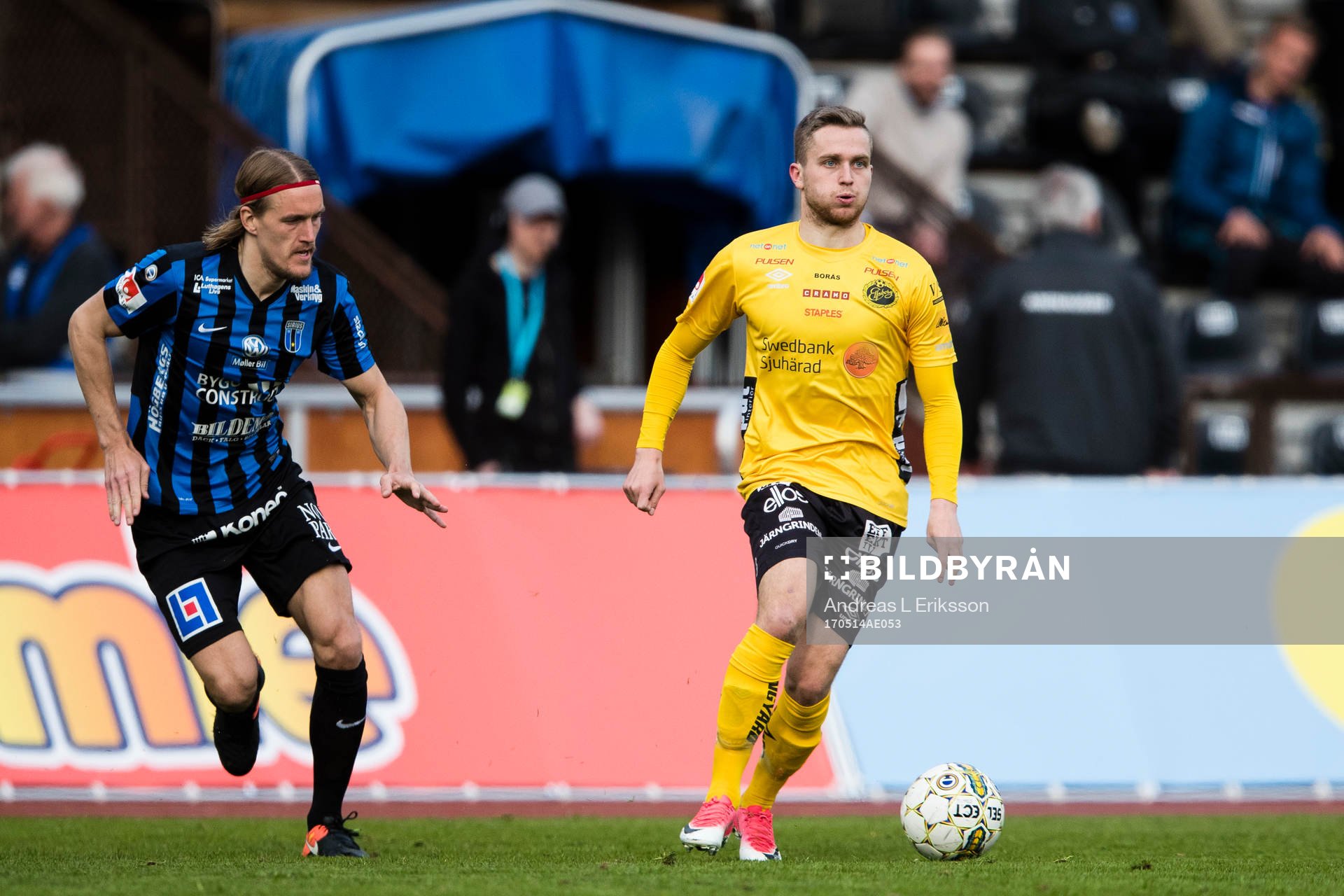 Sirius Kim Skoglund och Elfsborgs Adam Lundqvist
