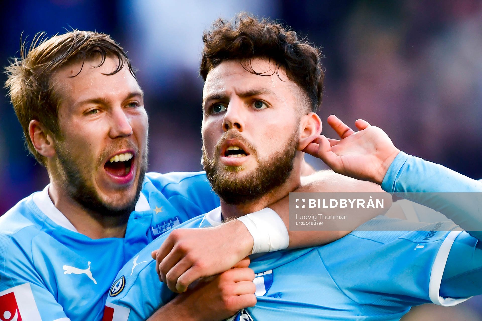 Malmö FFs Erdal Rakip jublar