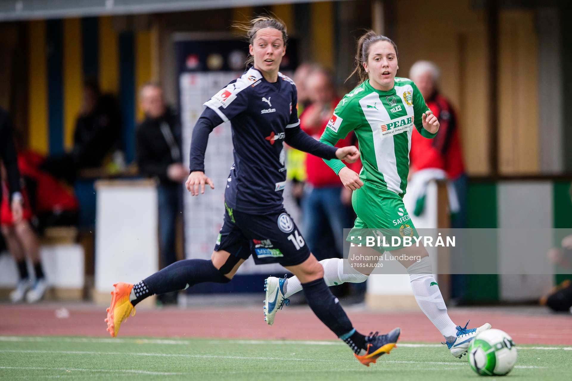 Hammarbys Alma Nygren och Rosengårds Lina Nilsson