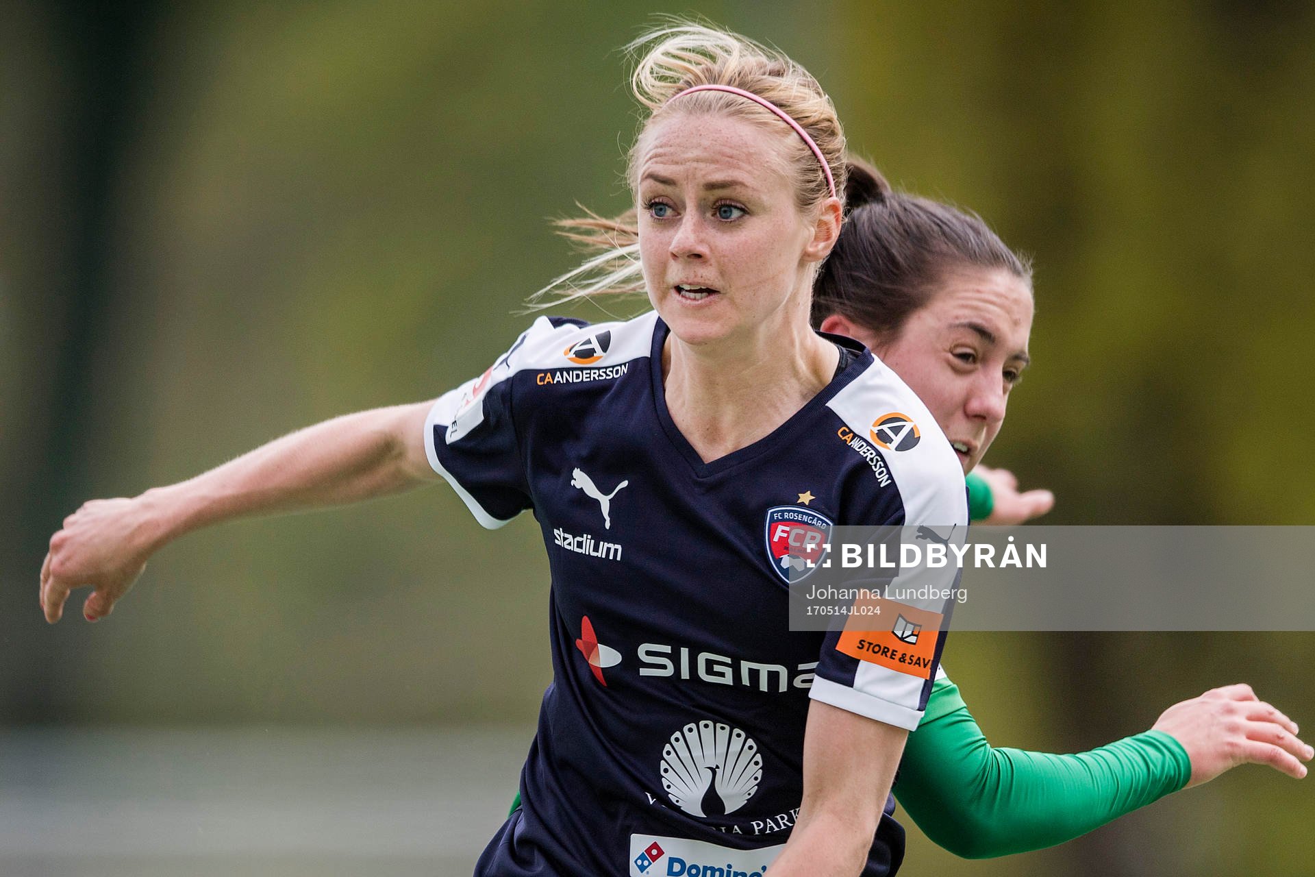 Rosengårds Amanda Ilestedt och Hammarbys Alma Nygren