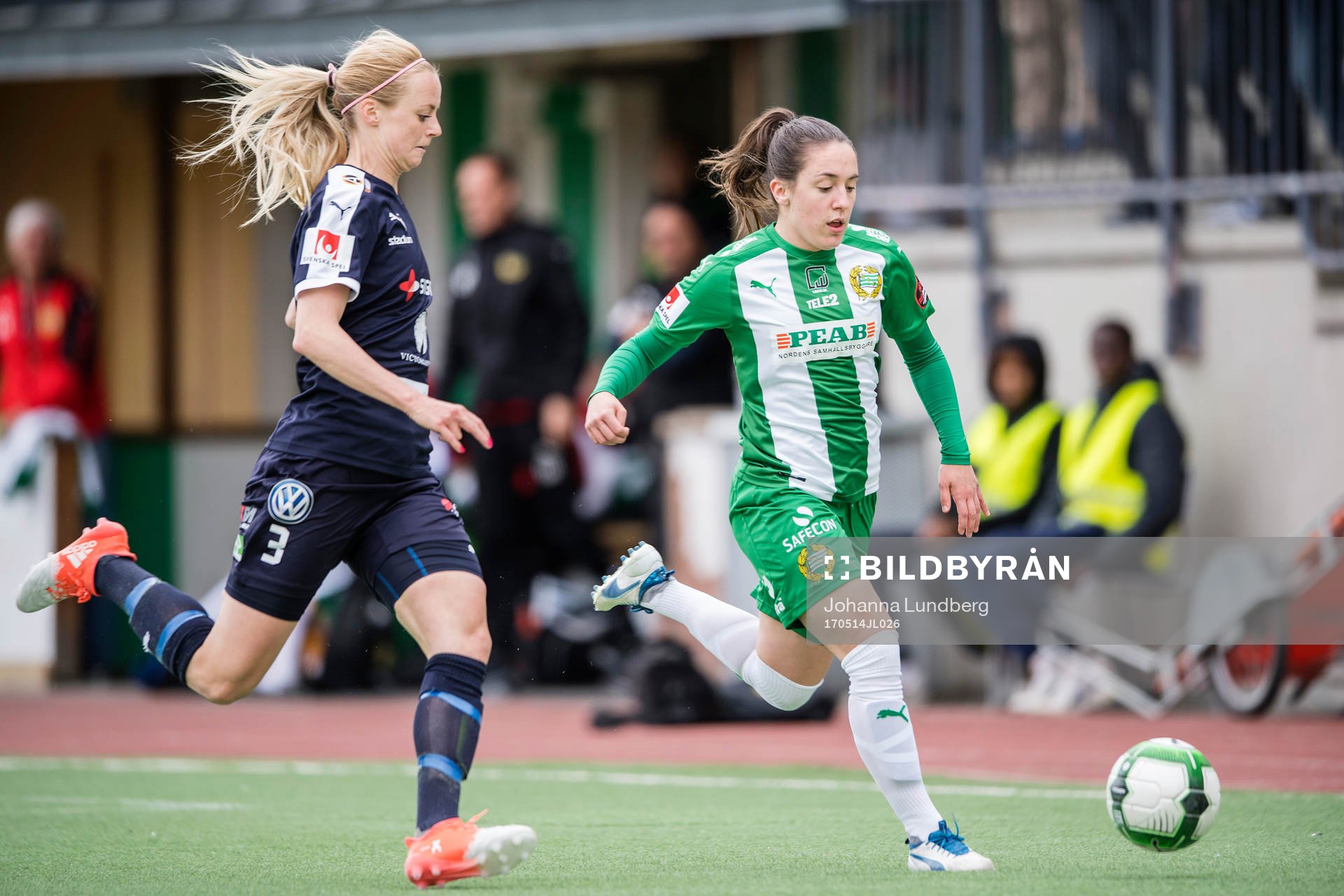 Rosengårds Amanda Ilestedt mot Hammarbys Alma Nygren