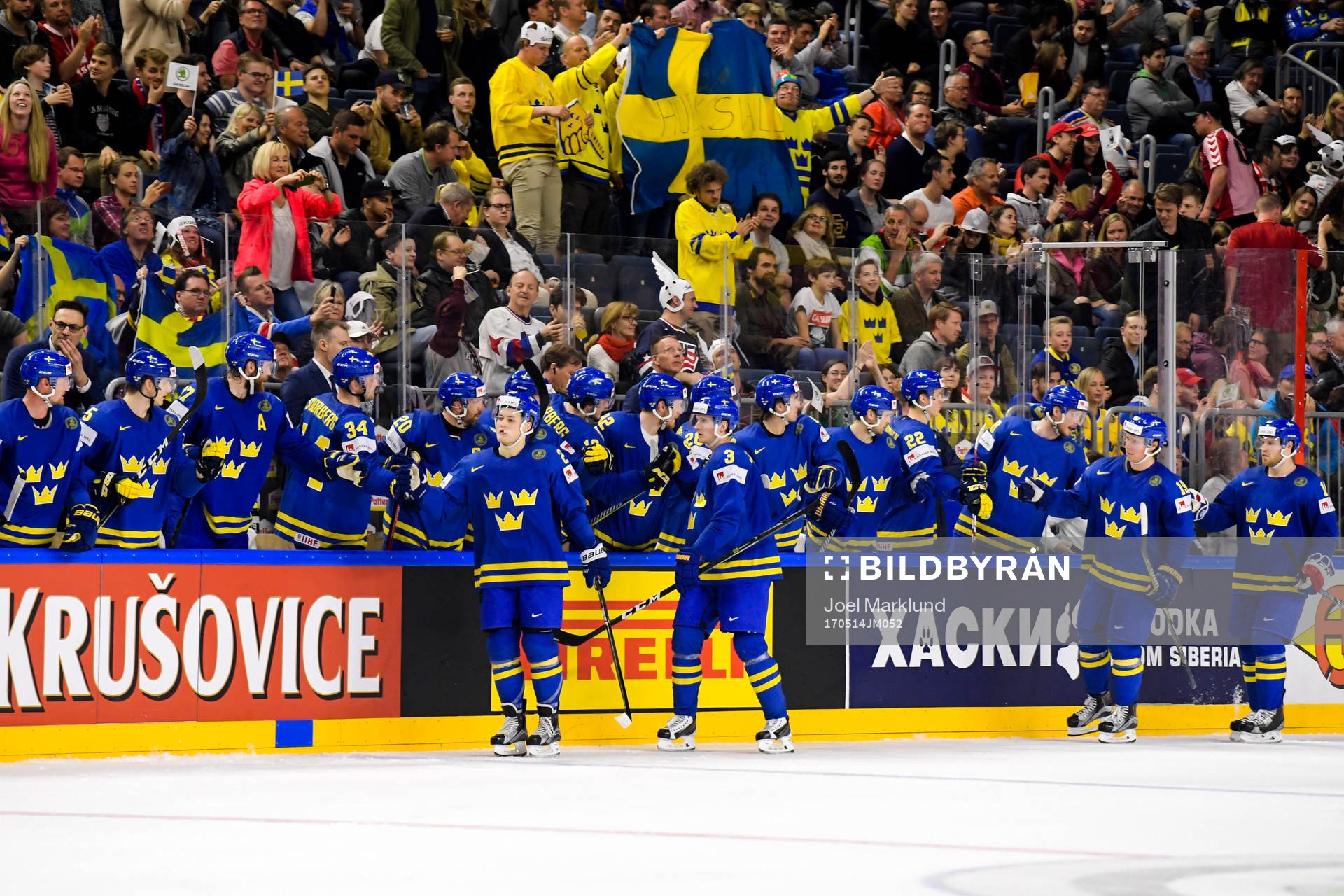 Sveriges William Nylander , John Klingberg , Nicklas