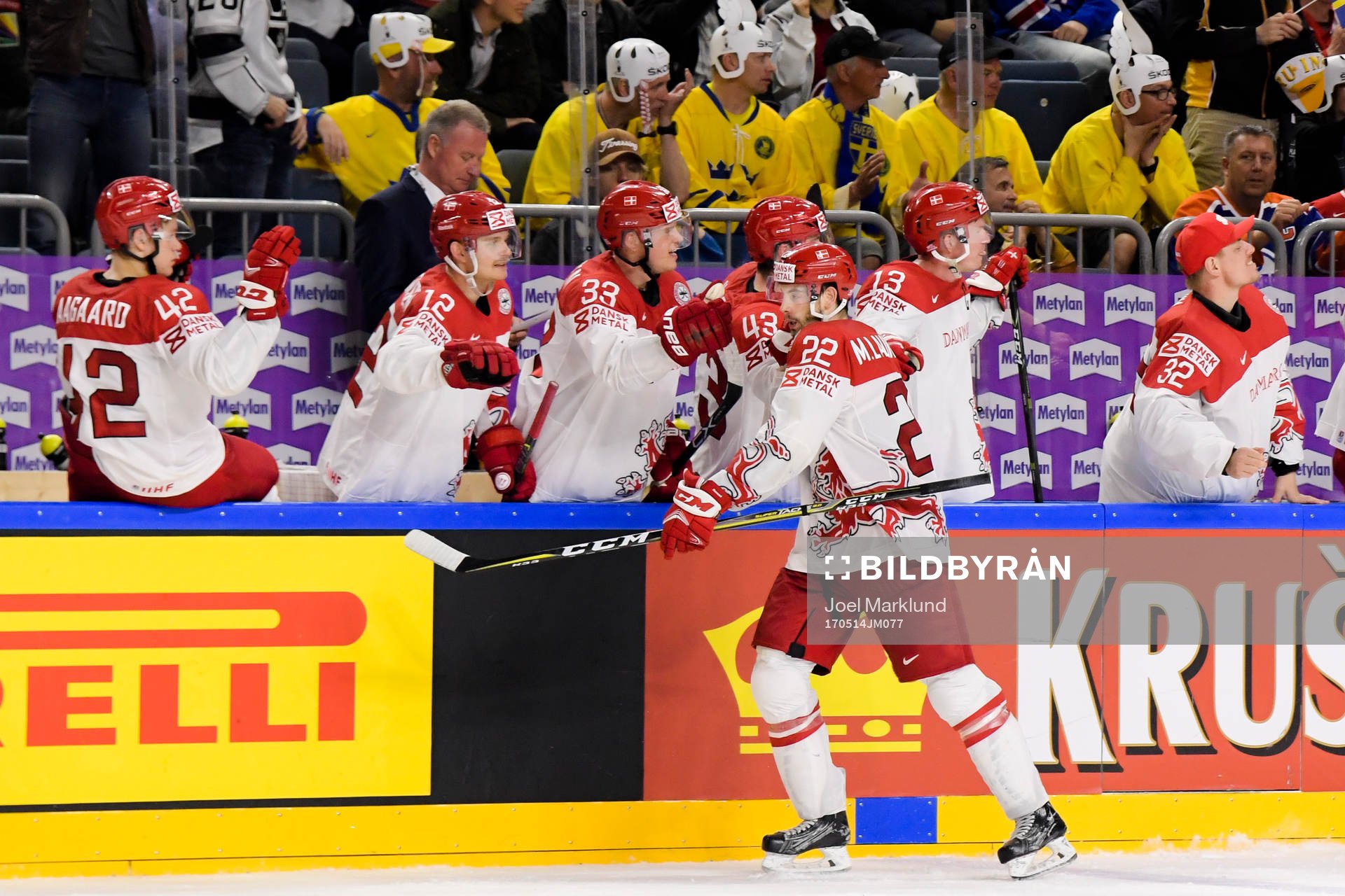 Danmarks Markus Lauridsen jublar