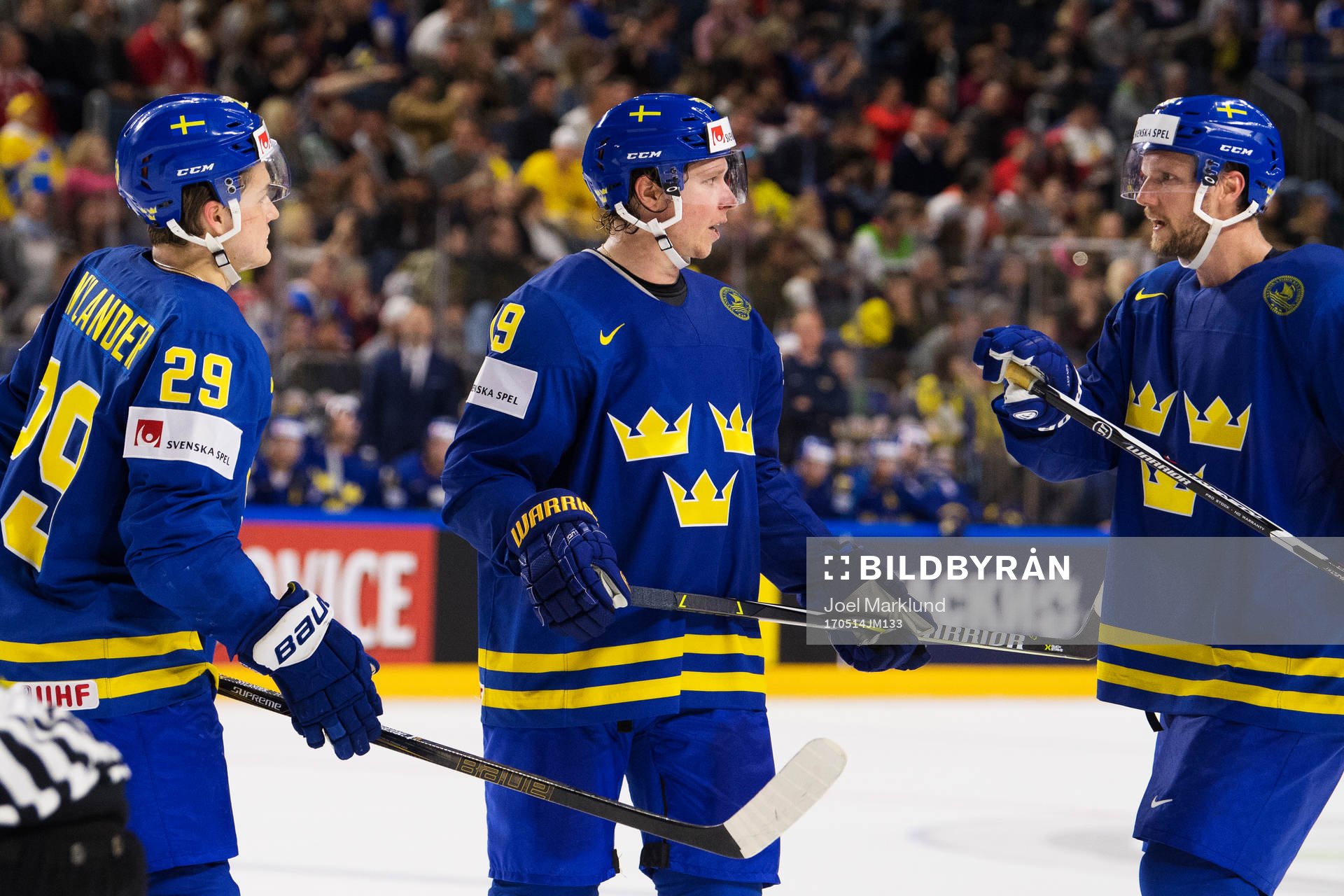 Sveriges William Nylander, Nicklas Bäckström och