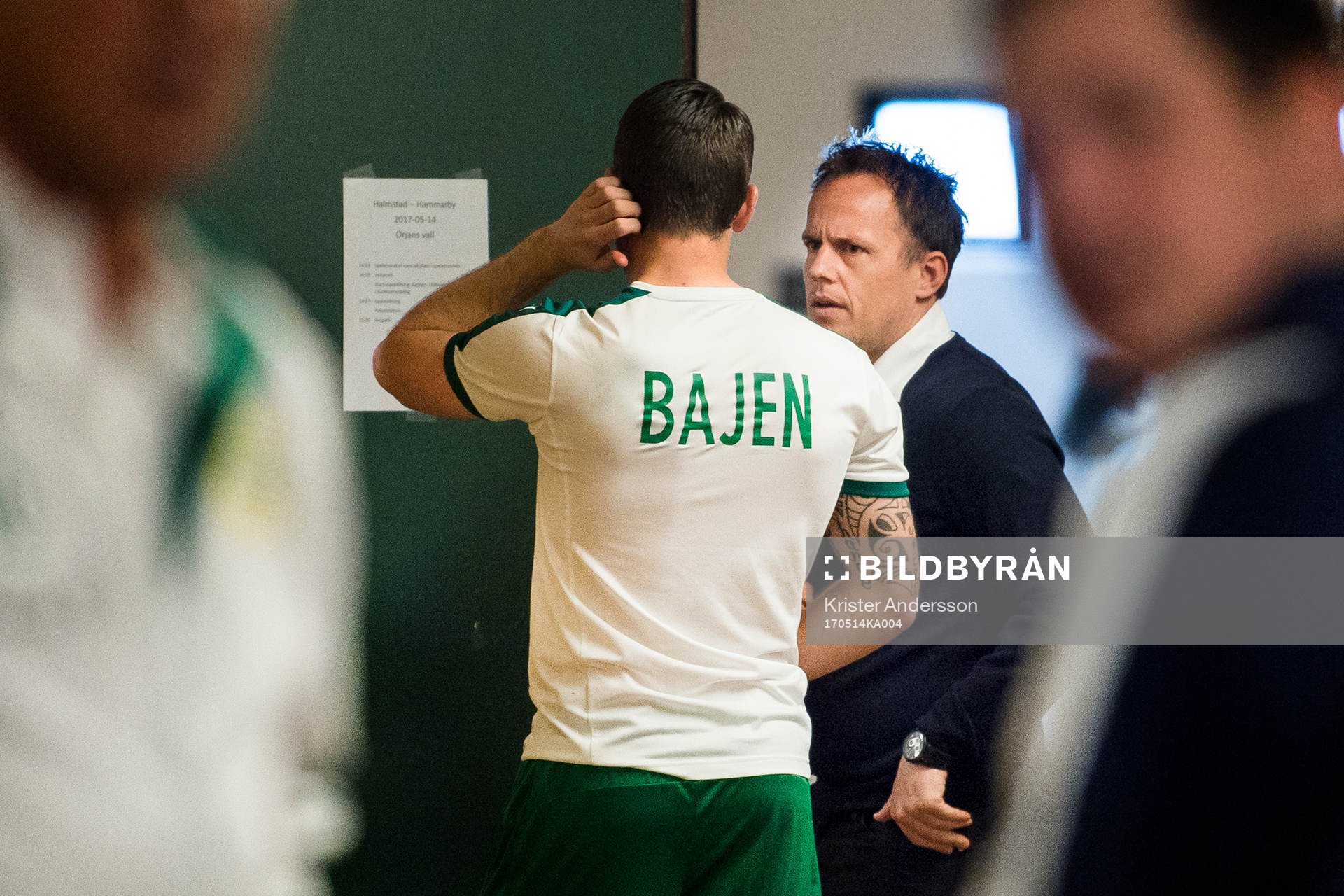 Hammarbys tränare Jakob Michelsen före fotbollsmatchen i