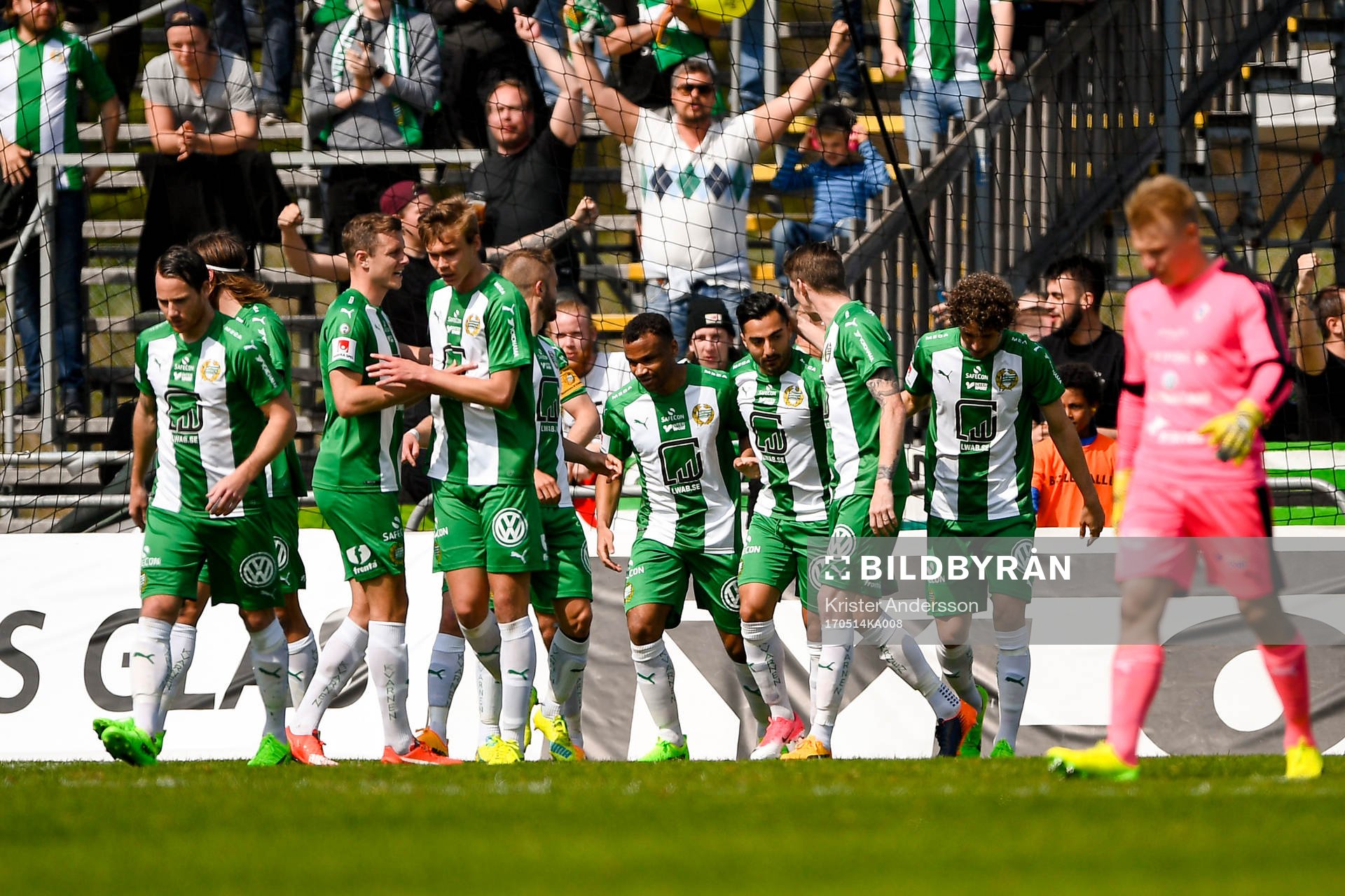 Hammarbys Jiloan Hamad jublar