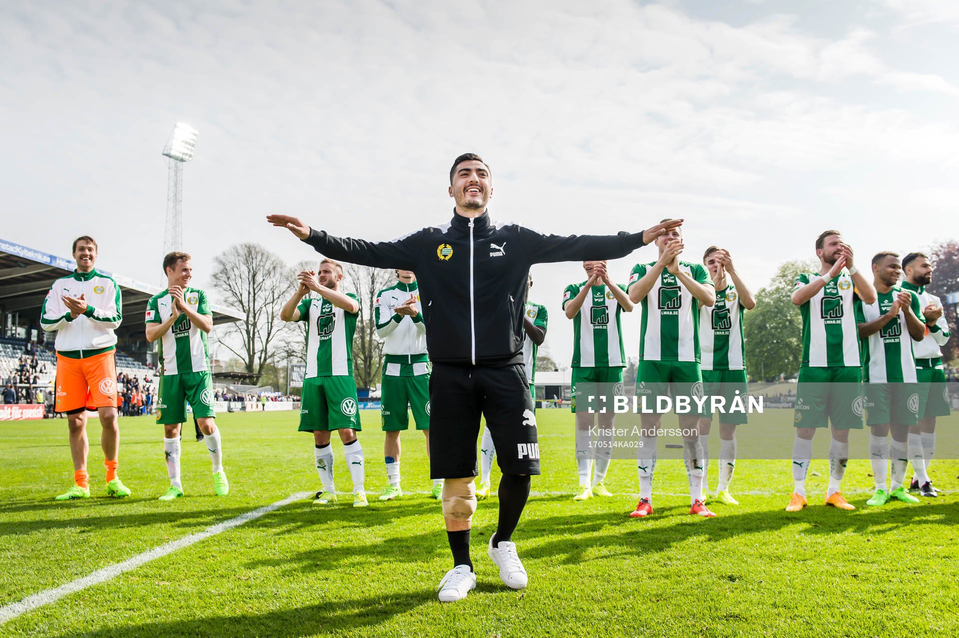 Hammarbys Jiloan Hamad jublar