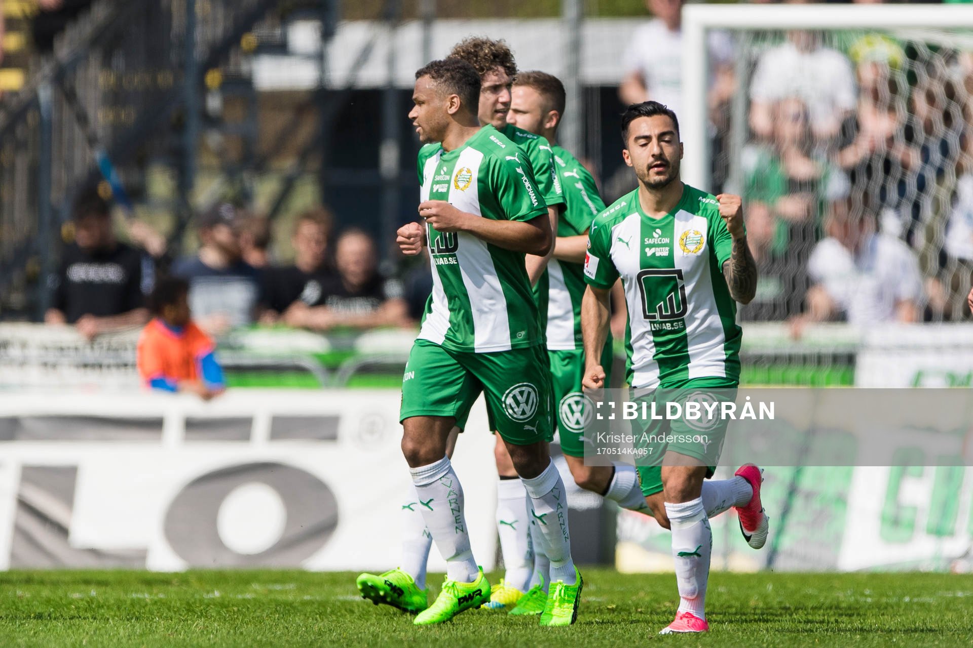 Hammarbys Jiloan Hamad jublar