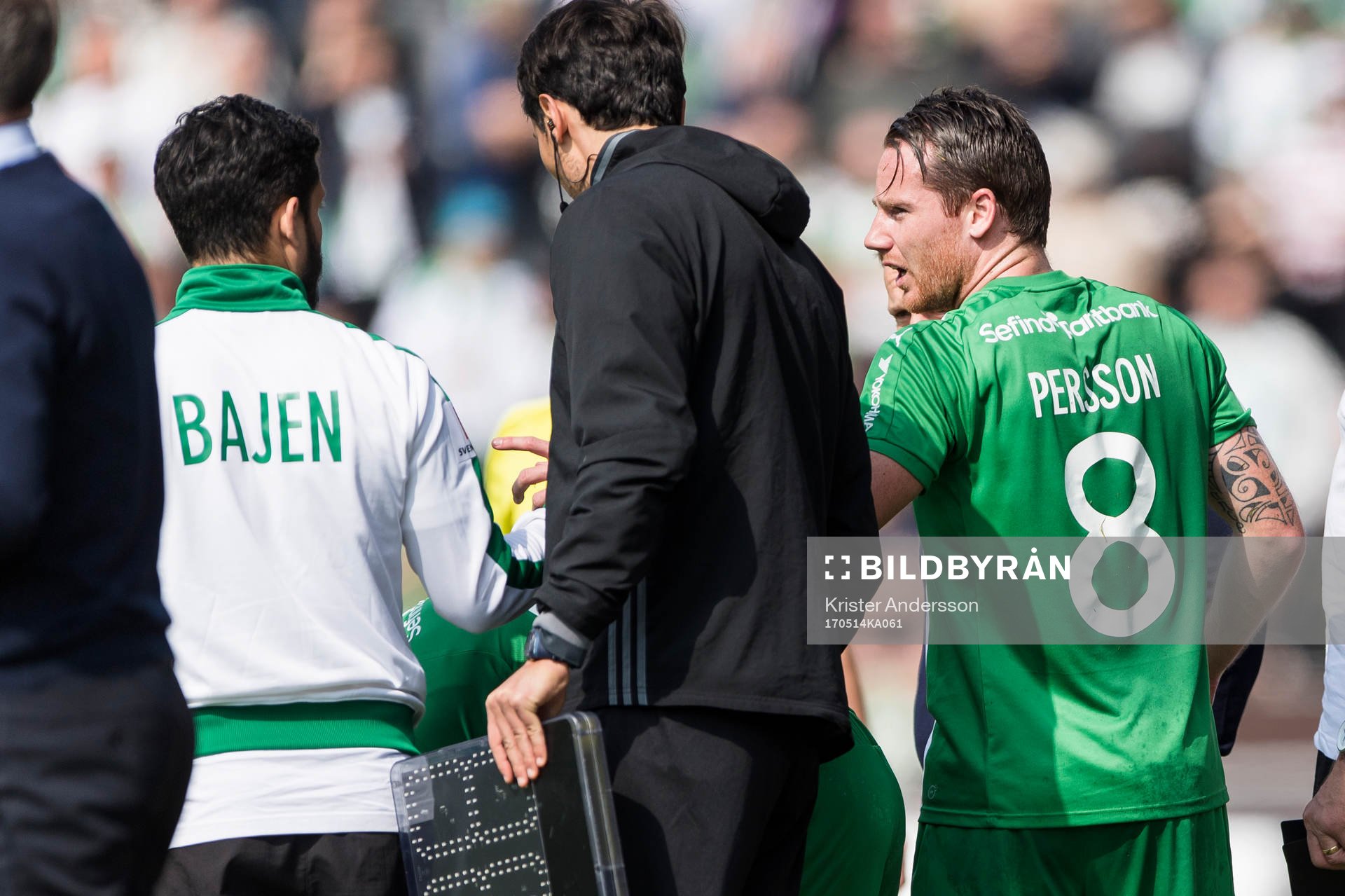 Hammarbys Johan Persson tvingas utgå på grund av skada