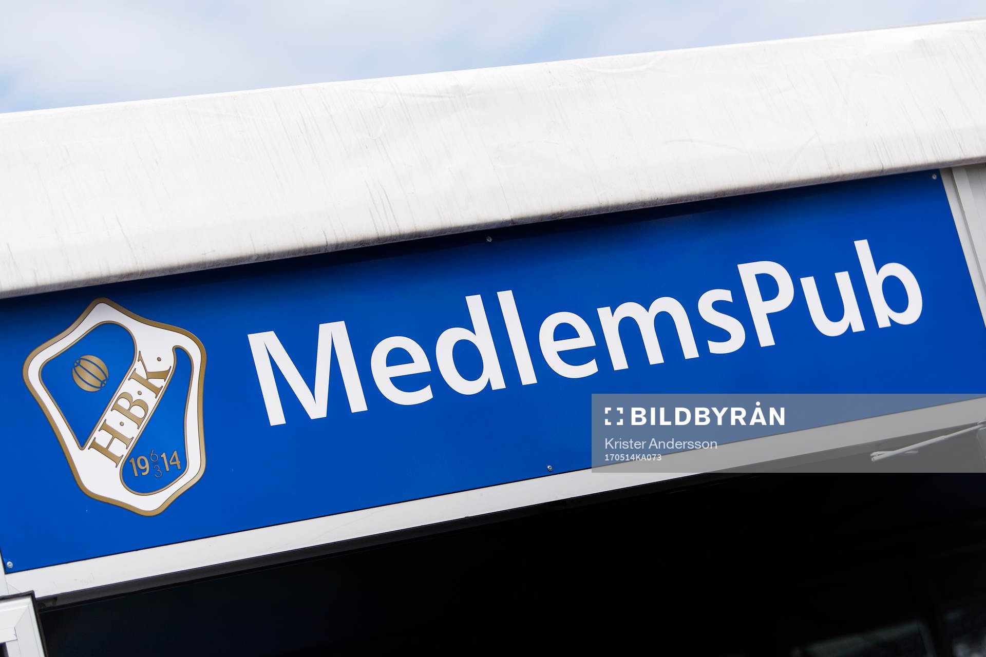 HBK medlemspub före fotbollsmatchen i Allsvenskan mellan