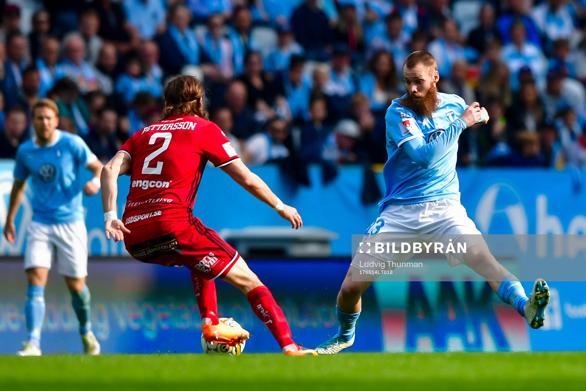 Östersunds Tom Pettersson och Malmö FFs Jo Inge Berget
