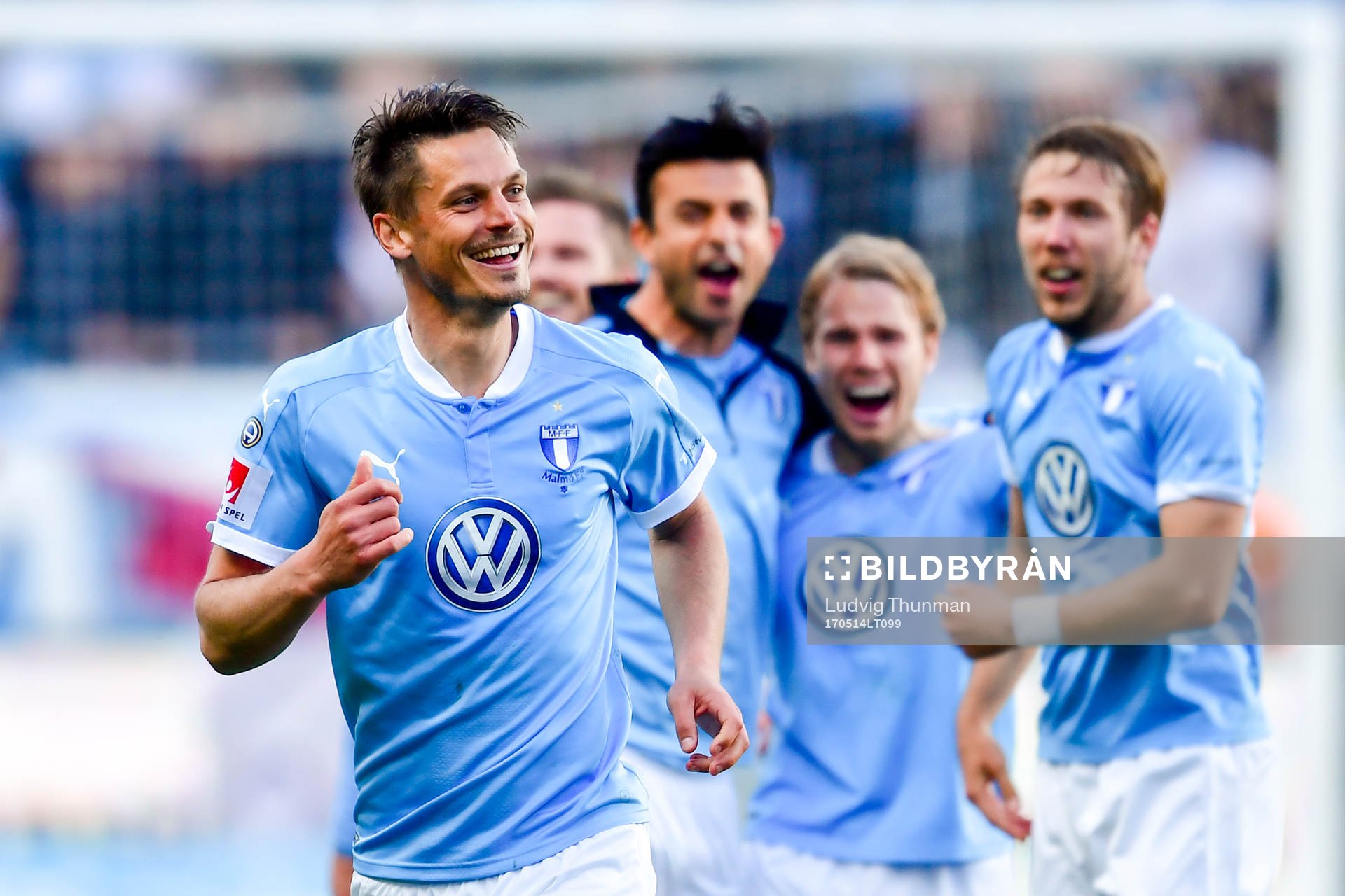 Malmö FFs Behrang Safari, Markus Rosenberg, Oscar Lewicki