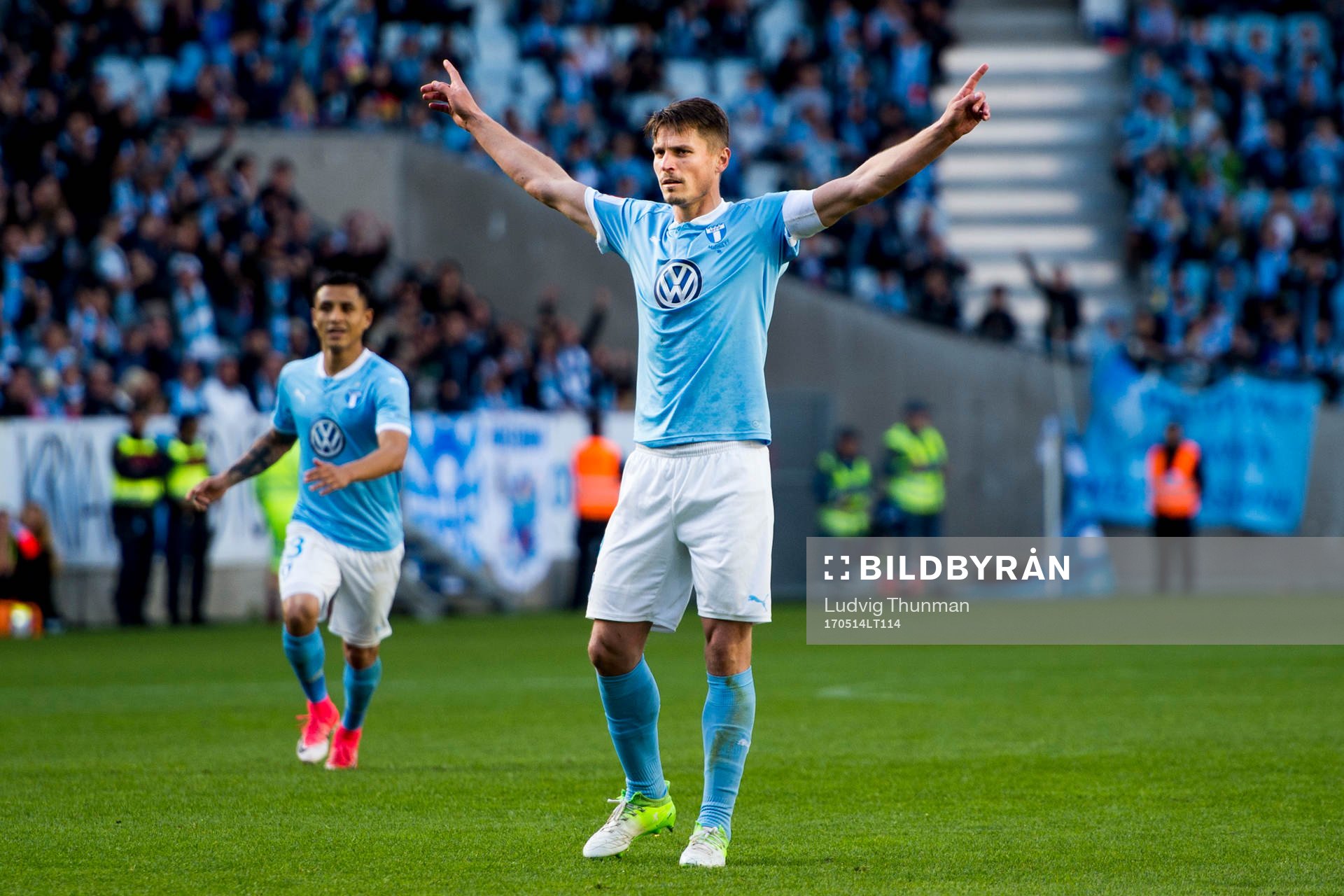 Malmö FFs Markus Rosenberg jublar