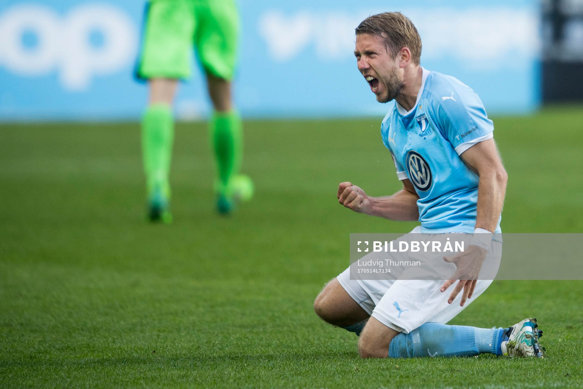 Malmö FFs Anton Tinnerholm jublar