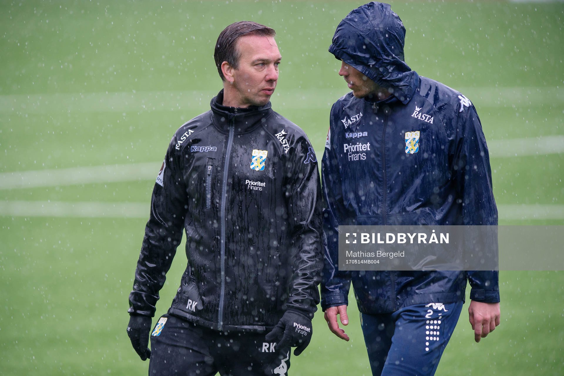 Fysio Roland Kaldus och Emil Salomonsson