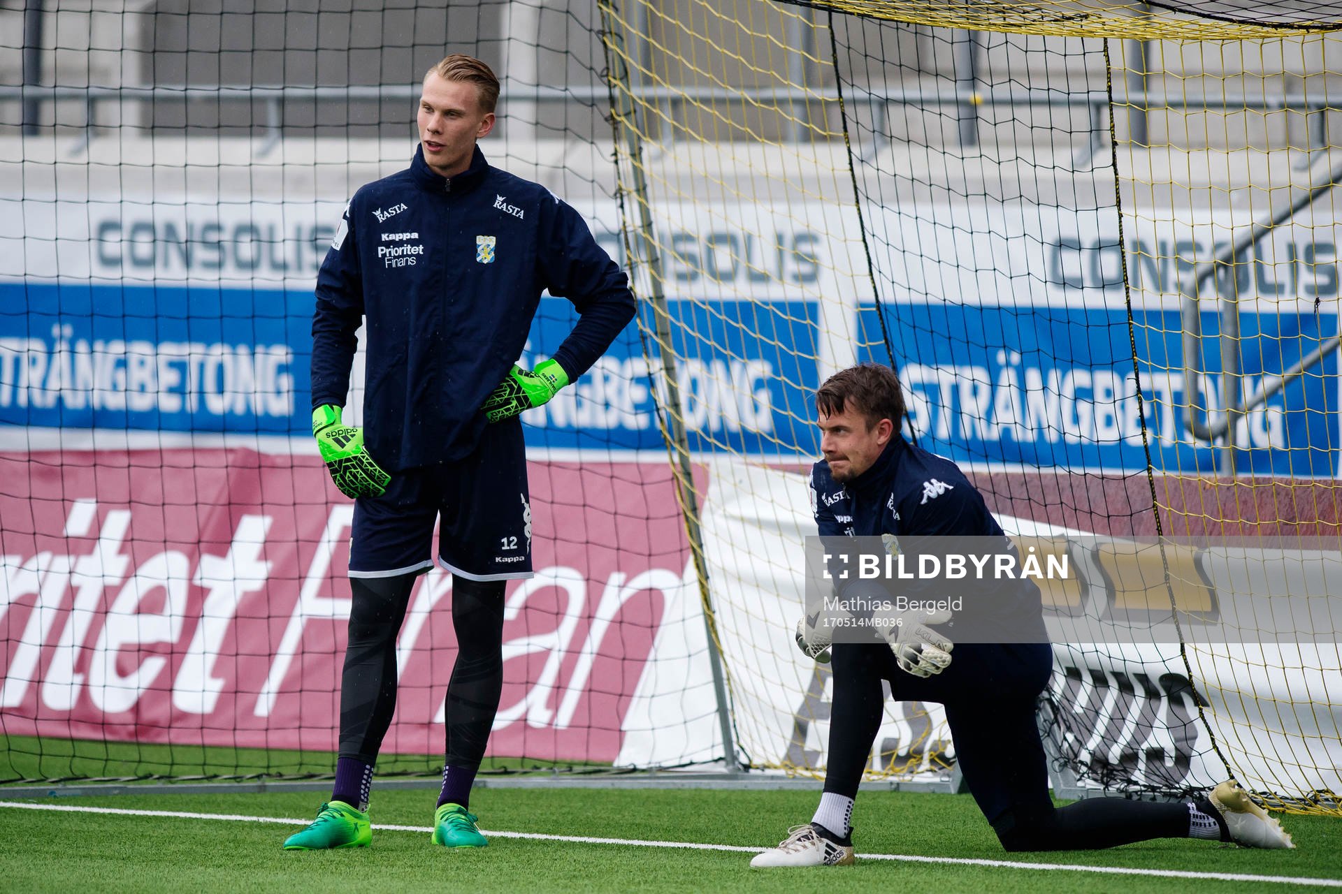 målvakt Pontus Dahlberg och målvakt Erik Dahlin