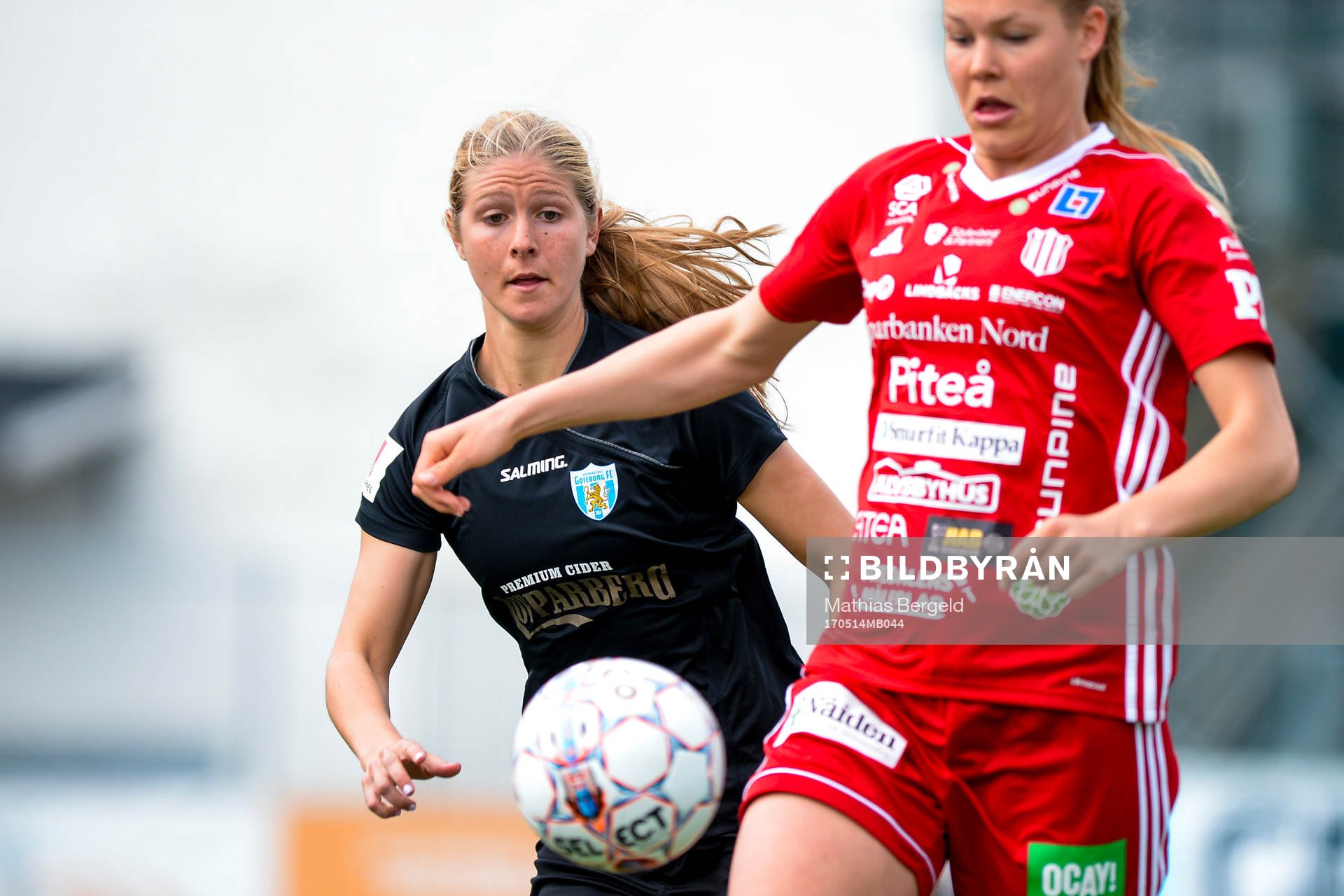 Göteborgs Sarah Teengarden och Piteås Nina Jakobsson