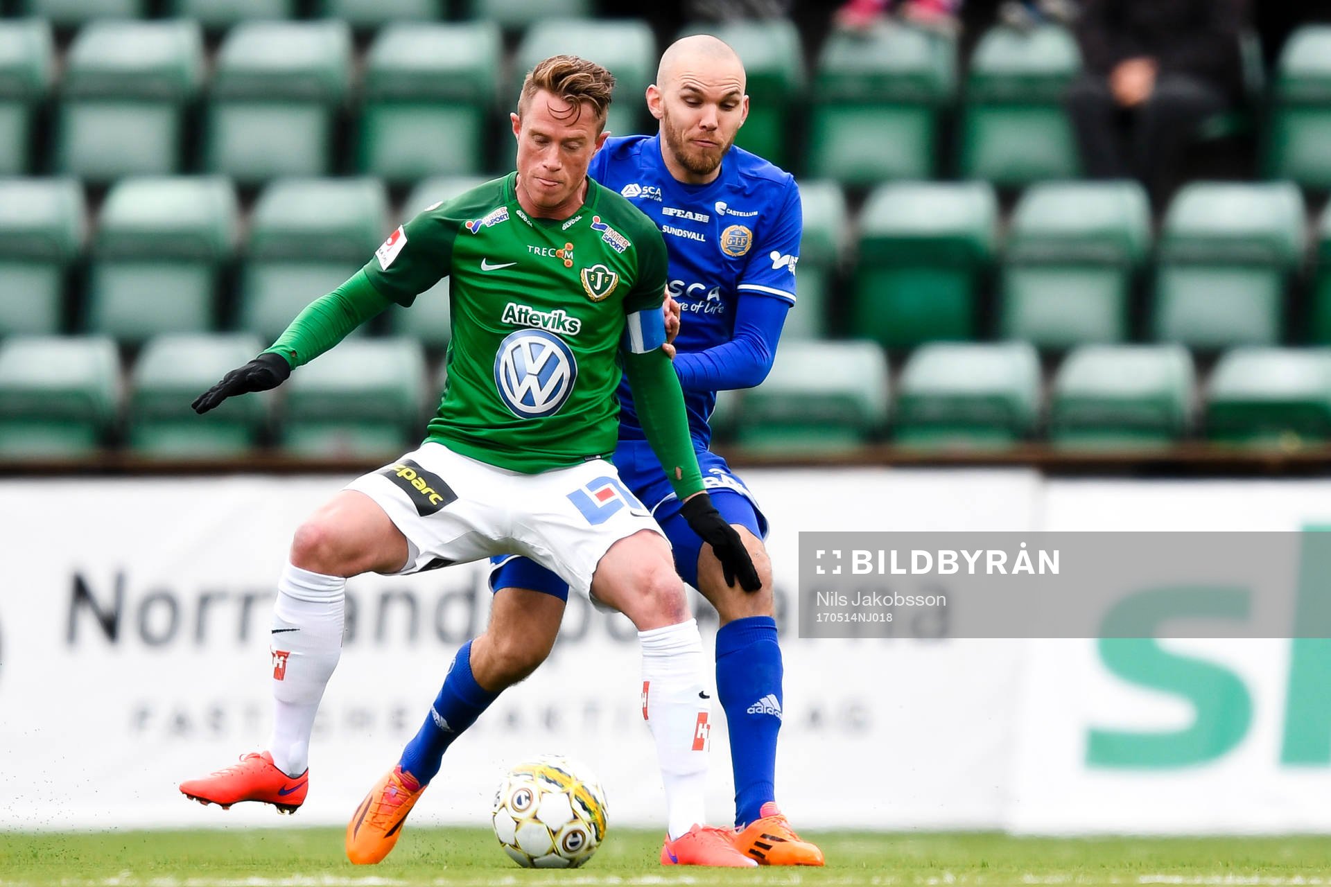 Jönköpings Tommy Thelin och Sundsvalls Marcus Danielson
