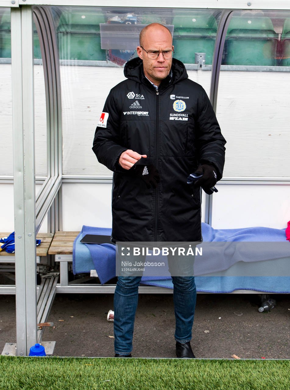 Sundsvalls tränare Joel Cedergren