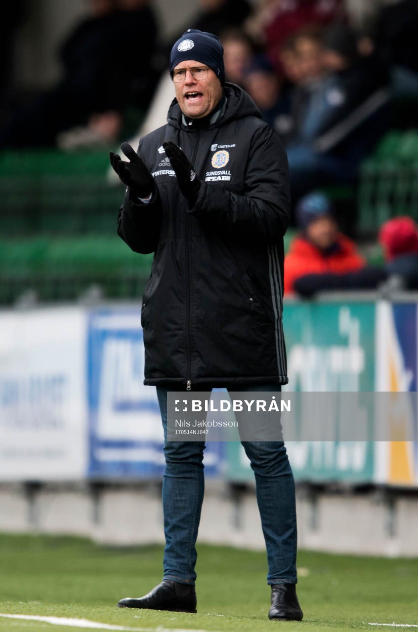 Sundsvalls tränare Joel Cedergren
