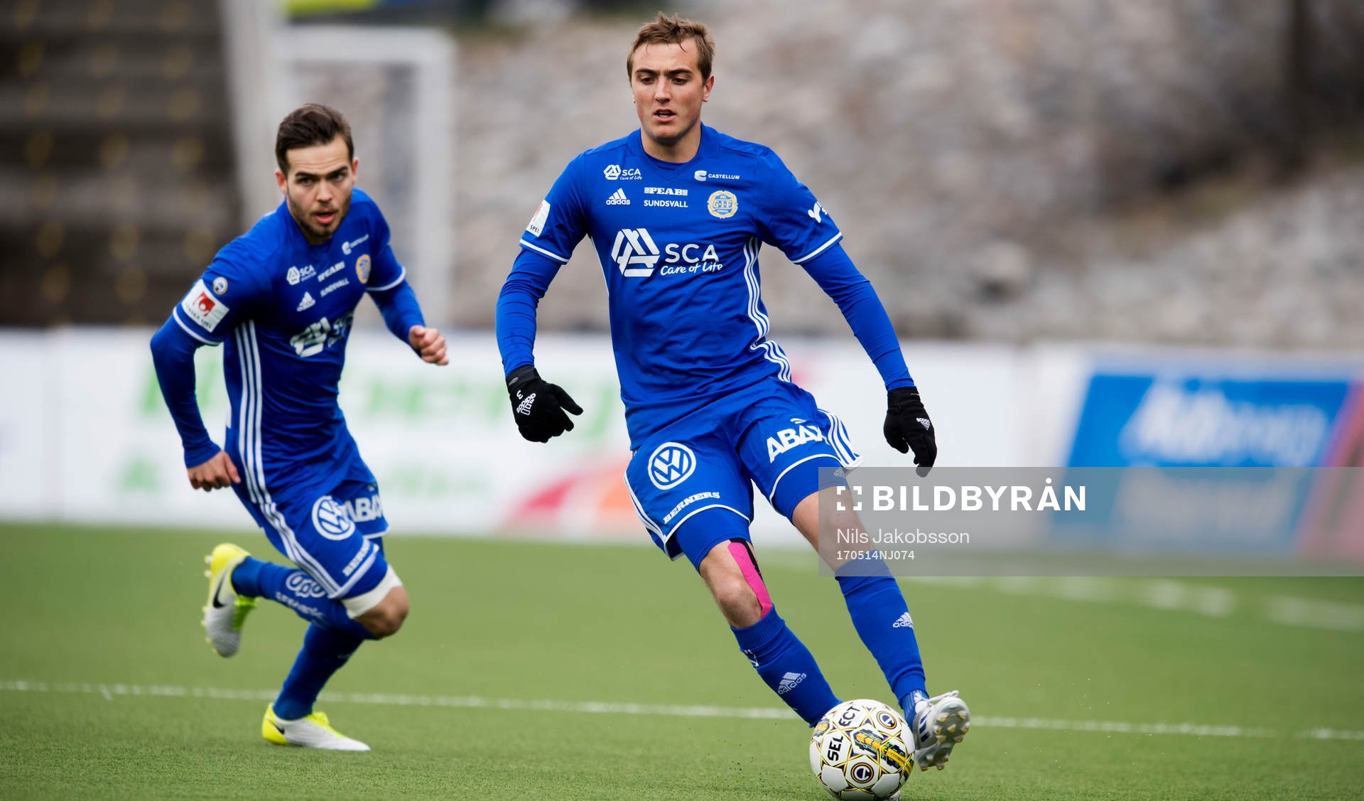 Sundsvalls Kristinn Steindorsson och Dennis Olsson